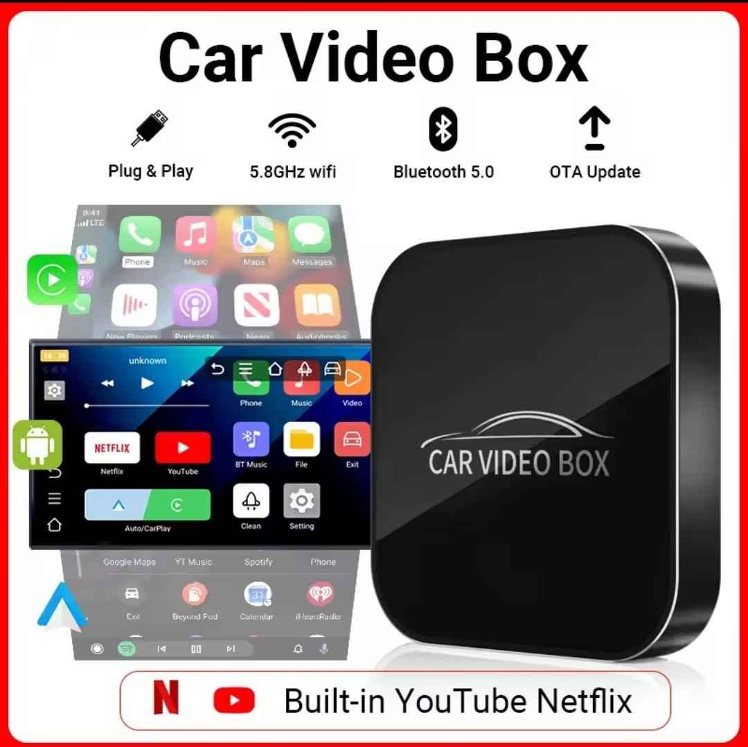 کارپلەیی ئەندرۆید ئۆتۆ HDBOX  شاشەی سەیارەکەت بۆ ئەکات بە ئەندرۆد بۆ سەیرکردنی یوتوب و نێت فلێکس ڤیدیۆ دابەزاندنی چەندین بەرنامە هەروەک مۆبایل ڕەبتی مۆبایلی ئەندرۆید و ئایفۆن ئەبێت چونکا کارپلەی تێدایە شوێنی میمۆری کارتی هەیە بۆ خەزنکردنی موسیقاو ڤیدیۆ  زیادکردنی زاکیرەی، دۆخی شەوی تێدایە ڕامی دووە زاکیرەی 16 یە.
كاربلي اندروید اوتو جدید بالوك مامستعمل من القبل ، تربط مع االهاتف اندروید والایفون للتشغیل الفیدیو والیوتوب والنیت فلیكس والاغاني +بلوتوس والوایفاي ، رام 2 والزاکیرة 16
مع المكان رام بیها للٲرتفاع الزاكیرة والتخزین اكثر السليمانية, العراق


**إذا كنت صاحب هذا الإعلان وتريد حذفه لأي سبب، رجاءا أرسل رسالة إلى الدعم الفني**