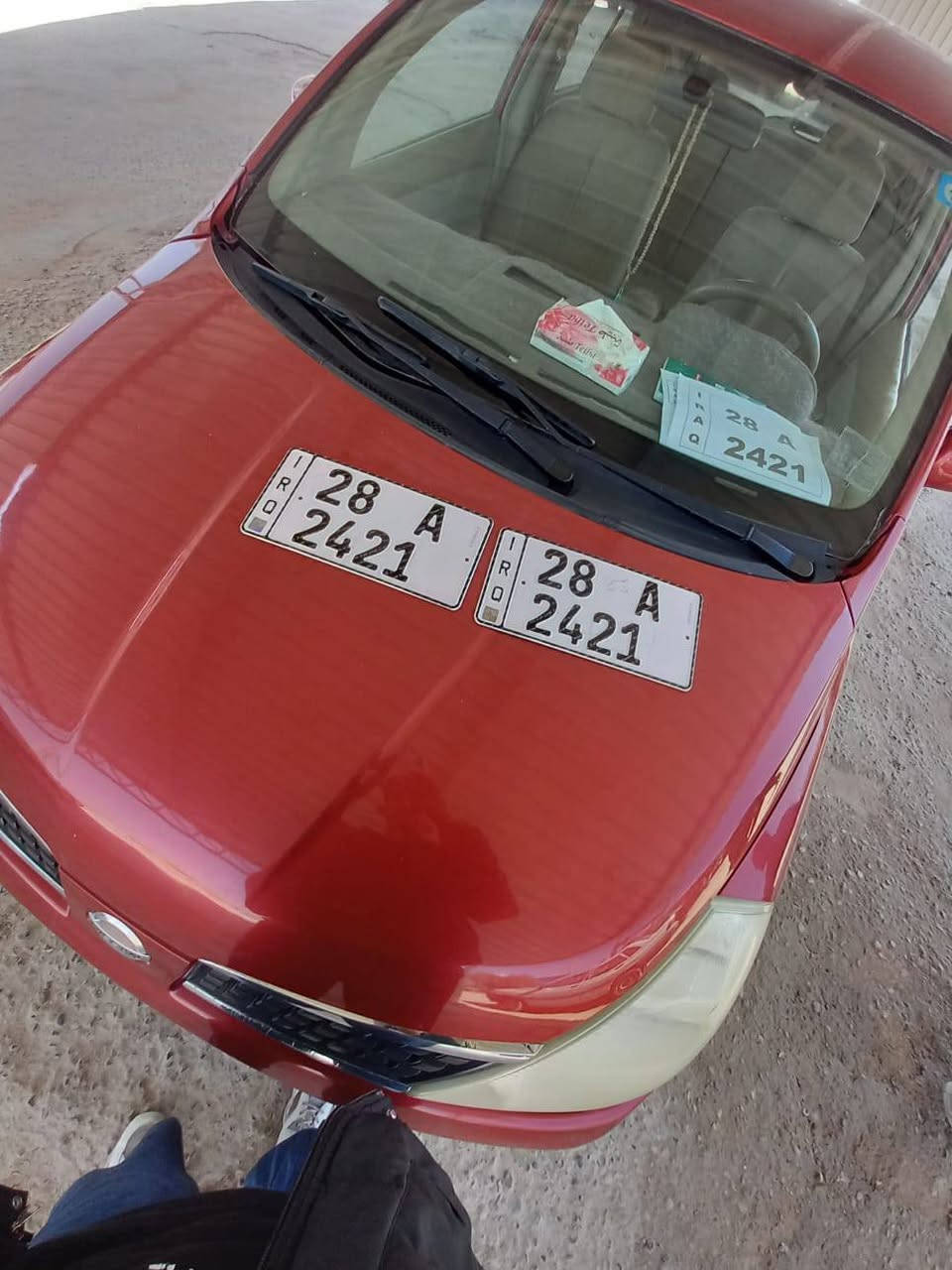 نيسان تيدا هاتشباك موديل 2008 رقم نجف انكليزي
سياره حلوة ومرتبة من مكينة وكير تبريد تدفئة والحدادية بيها بعض نواقص كهربائيات بلادي بدون تحويرات 
صبغ عام بيها الجاملغ الخلف السائق بي ضربة مو قوية يعني ما واصلة للحوض ولا مبينة من الداخل سنوية لغاية 2027 باسمي اعترف مباشر 
سعرها 67 وبيها مجال تجي تشوف وتقتنع وبيكم خير وتدللون 
عنوان النجف الاشرف شارع نصر ميلاد خلف مصرف بابل 
*********** امجد الفتلاوي
