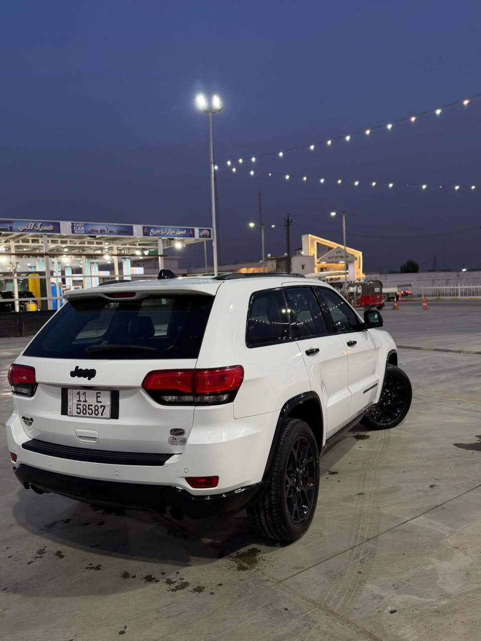 للبيع:
جيب جراند شيروكي 2019 – Overland
خليجي
🔹 اللون: (ابيض)
🔹 رقم اللوحة: (بغداد)
🔹 المواصفات: فتحة سقف بنوراما–  كشنات جلد  تدفئة تبريد – حساسات – كاميرا خلفية  – شاشات – مثبت سرعة

🔹 عدد الكيلومترات: 50 ميل
بيها صبغ قليل كلش باب السايق 
العنوان بغداد بلديات 
السعر 288$ وبيها مجال قليل
للاستفسار ***********
