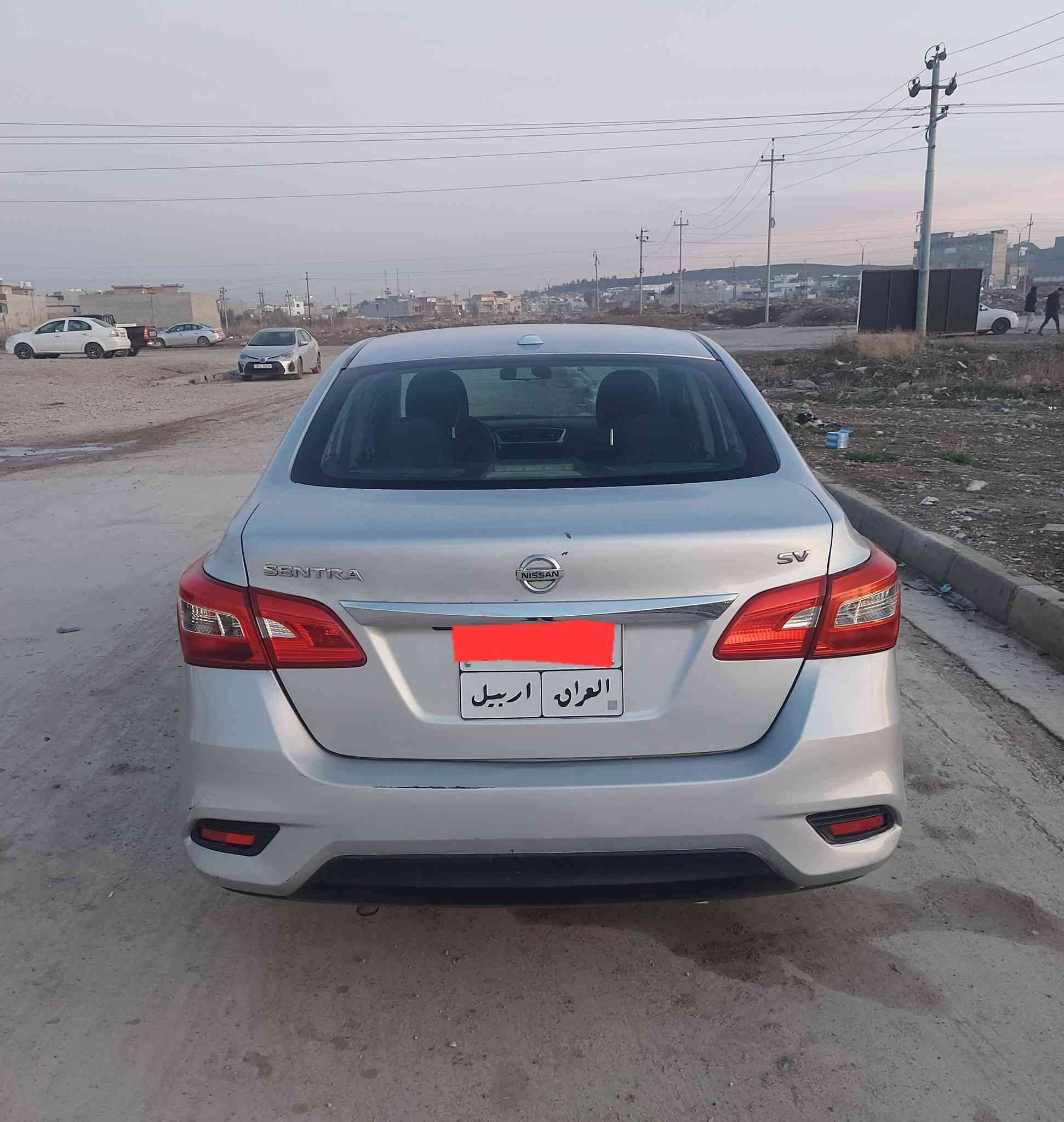 نيسان سنترا موديل 2018 SV للبيع فقط ،
سياره ضررها قطعتين ، بنید و جاملغ بدون دواخل ،
 ، محرك ،كير ، تبريد ، طخم اطارات ،حداديه كلها شرط ،
رقم وسنويه قبل 10 ايام خلصت تحویل + وکالە ب شرط ،
السعر :- 108$ ومجال بسیط عنوان بردرش بین عقرە و موصل ،
 ،،،،،،،،،،،،،،،،،،، *********** ،،،،،،،،،، واتساب + فایبر ،،،،،،،،،،،،،
