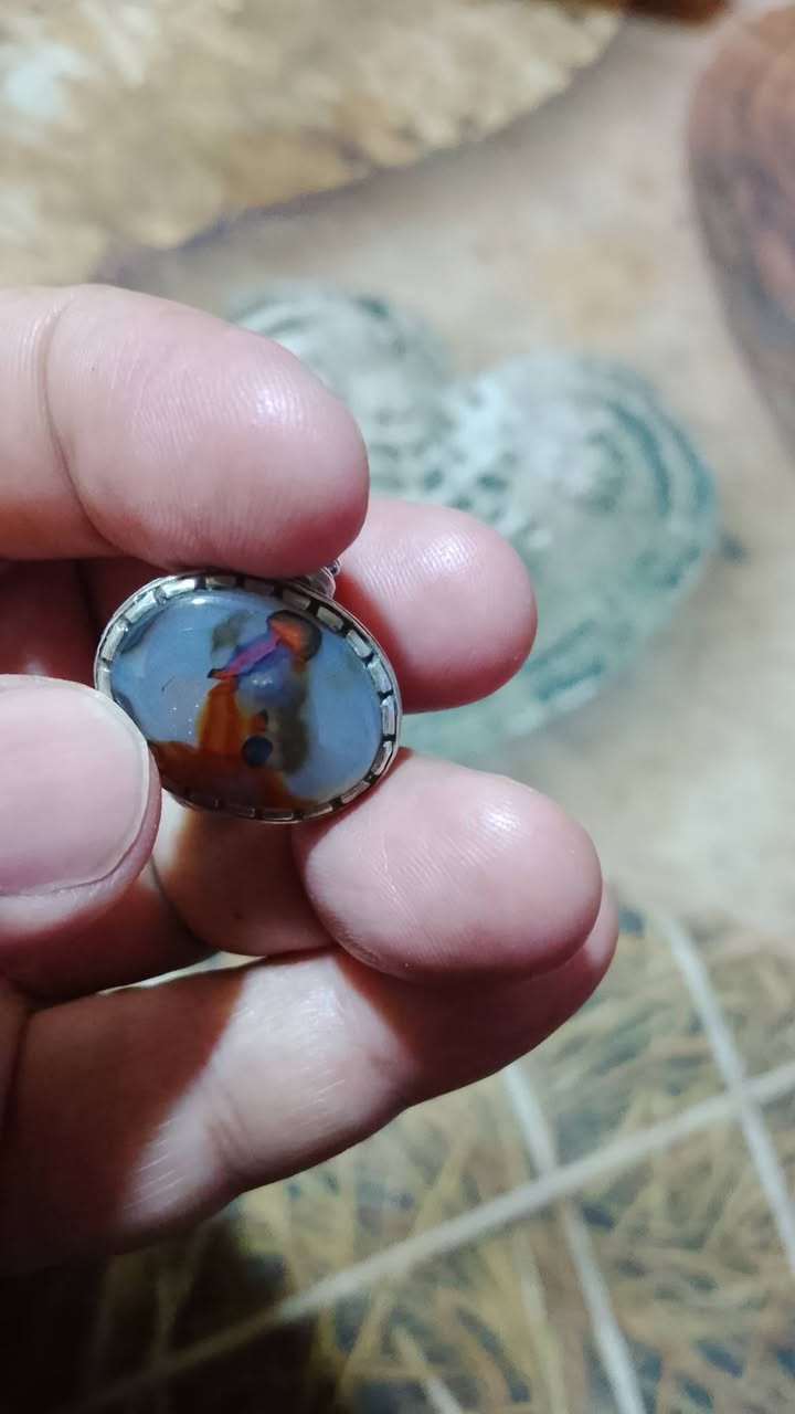 متاح خاتم يماني شجري مصور طبيعي قديم مكاني بغداد الحريه ***********
