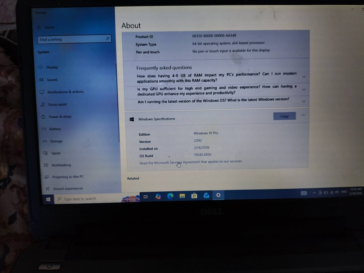 السلام عليكم حاسبة نوع dell مواصفاتهة موضحة بالصور


**إذا كنت صاحب هذا الإعلان وتريد حذفه لأي سبب، رجاءا أرسل رسالة إلى الدعم الفني**