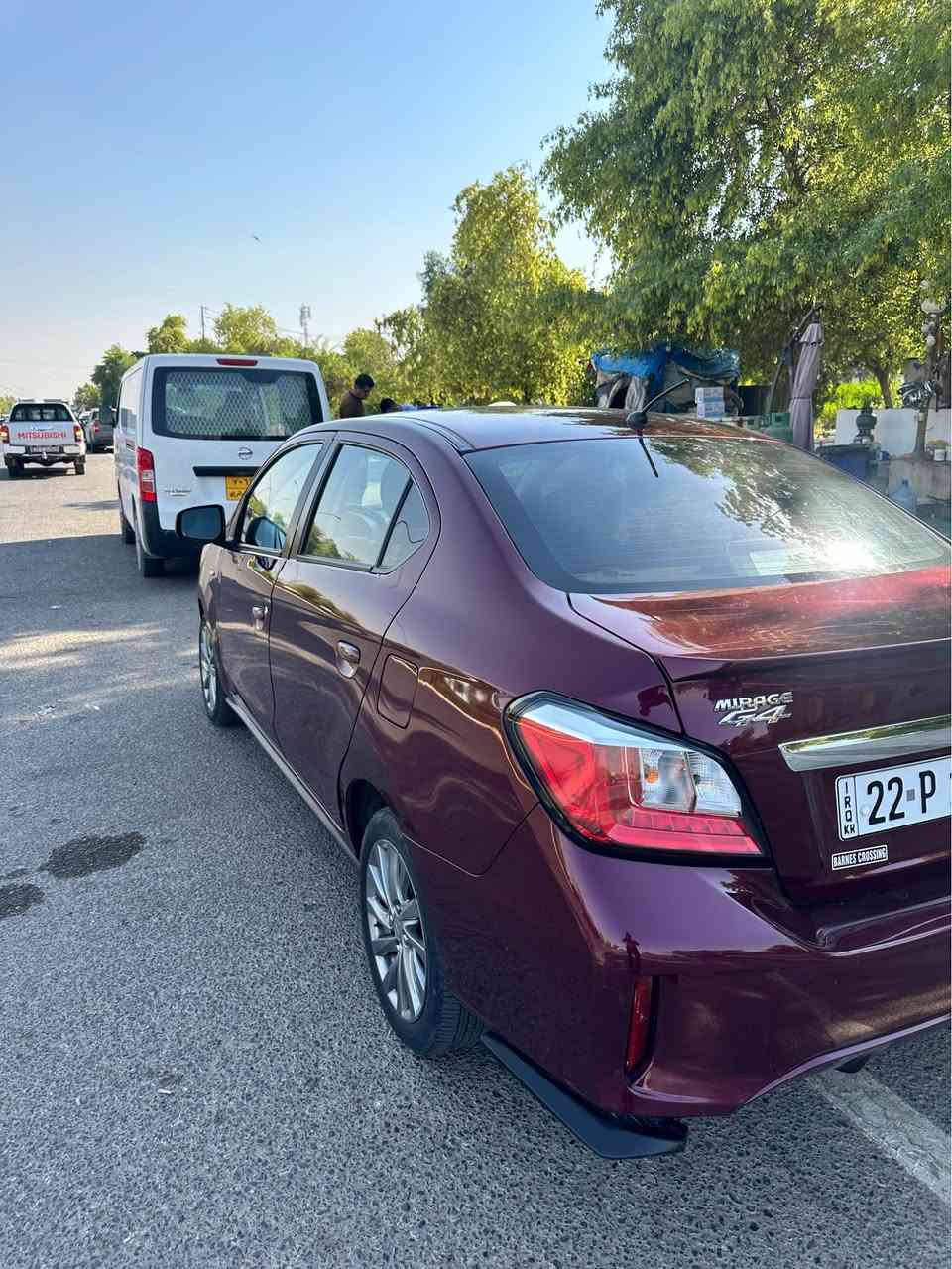 کوردی:
🚗 Mitsubishi Mirage 2024
ژمارەی شاسی: ml32fufj5rhf02277
تەنها جەمەلەخی پێشەوەی هەیە، ڕۆیشتن: 70 مایل.
📞 پەیوەندی: ***********

🚗 Mitsubishi Mirage 2024
رقم الشاصي: ml32fufj5rhf02277
بيها بس الجاملغ الأمامي، الممشى: 70 ميل.
للسعر اترك تعليق.
📞 للاتصال: *********** أربيل, العراق
