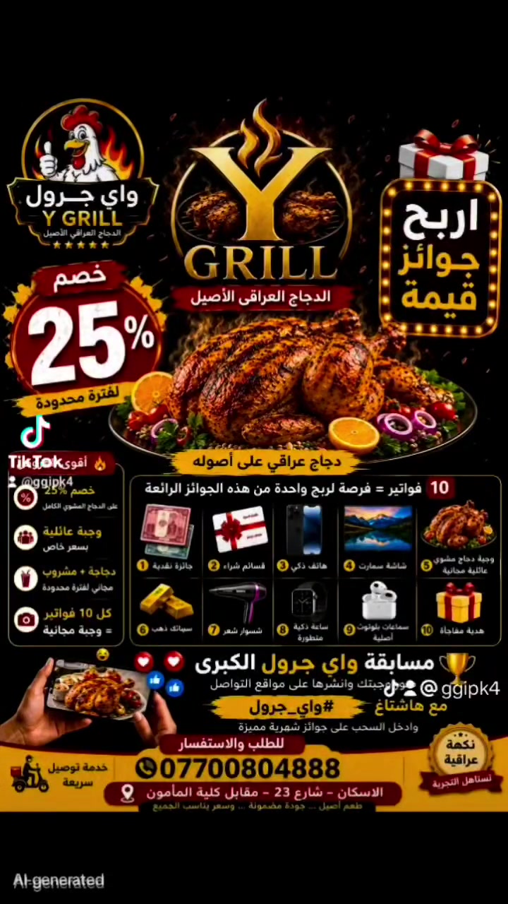 #واي_جرول #مطاعم #العراق مطار بغداد الدولي Baghdad International Airport #لايك #اكسبلو #متابعة #هشتاك #الشعب_الصيني_ماله_حل


**إذا كنت صاحب هذا الإعلان وتريد حذفه لأي سبب، رجاءا أرسل رسالة إلى الدعم الفني**