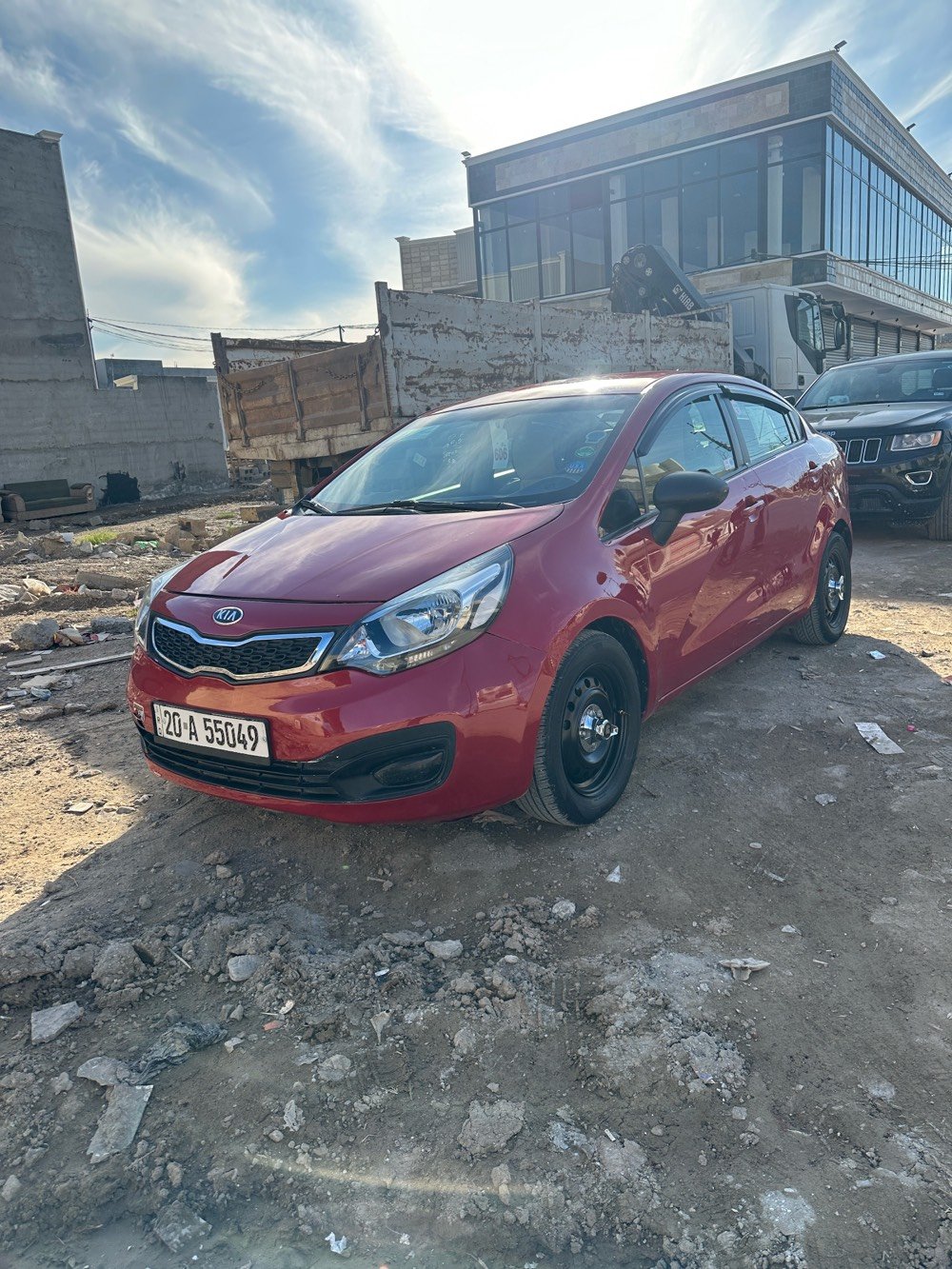 كيا ريو 2015وارد امريكي 1600حادث جامرلغ وبنيد بدون دواخل سيارة حلوة وجاهزة 
العنوان بعقوبة تقاطع القدس دور الزراعة
