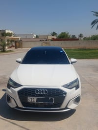 ،،،اودي A3 محرك ٢٠٠٠ تون تيربو ،، موديل 2022 الون أبيض السياره مكفوله ...