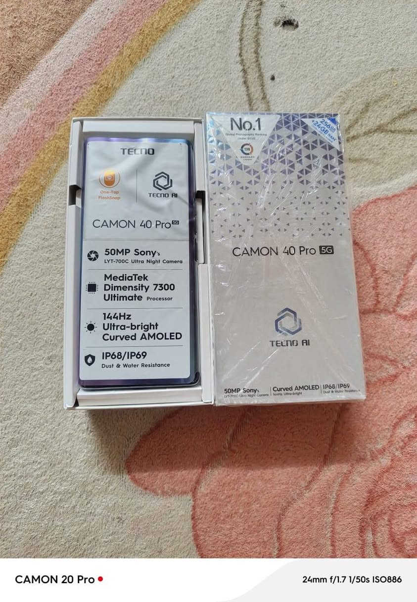 سلام عليكم تكنو كامون 40برو فايف 5g
جهاز جديد اشتريته مستخدم أقل من أسبوع 

عنوان بغداد الزعفرانية تواصل خاص ***********
