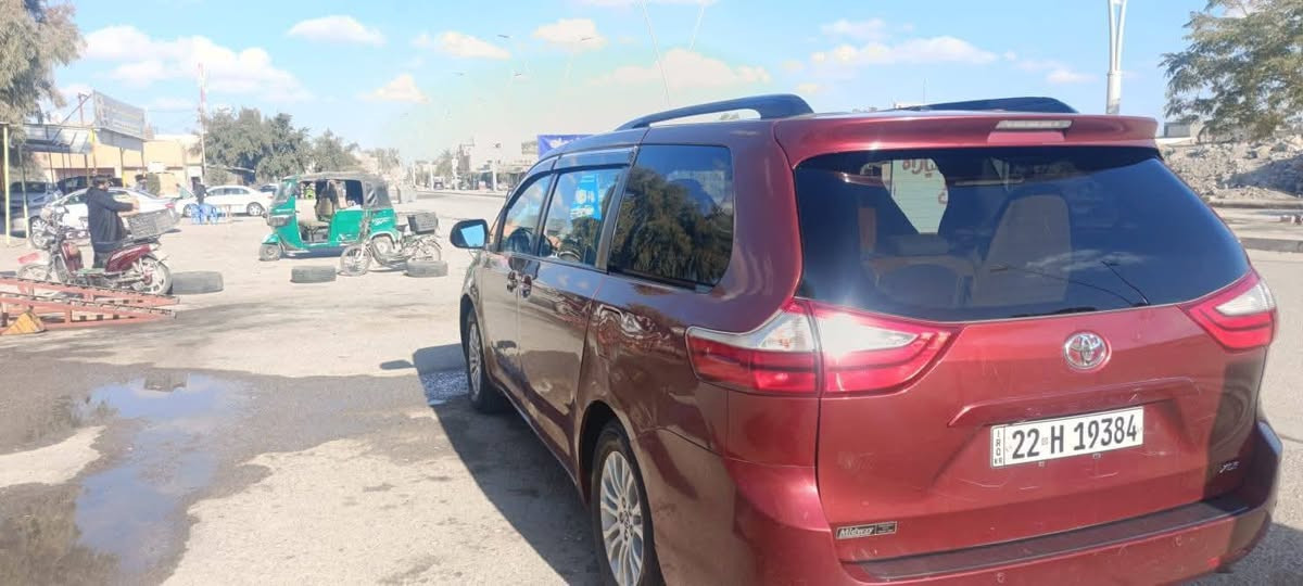 مكلف بالنشر للبيع تويوتا سينا 2016 فول مواصفات رقم اربيل الجديد الضرر باب السايق فقط بدون تبديل السعر 180 وبيهه مجال للاتصال ***********
