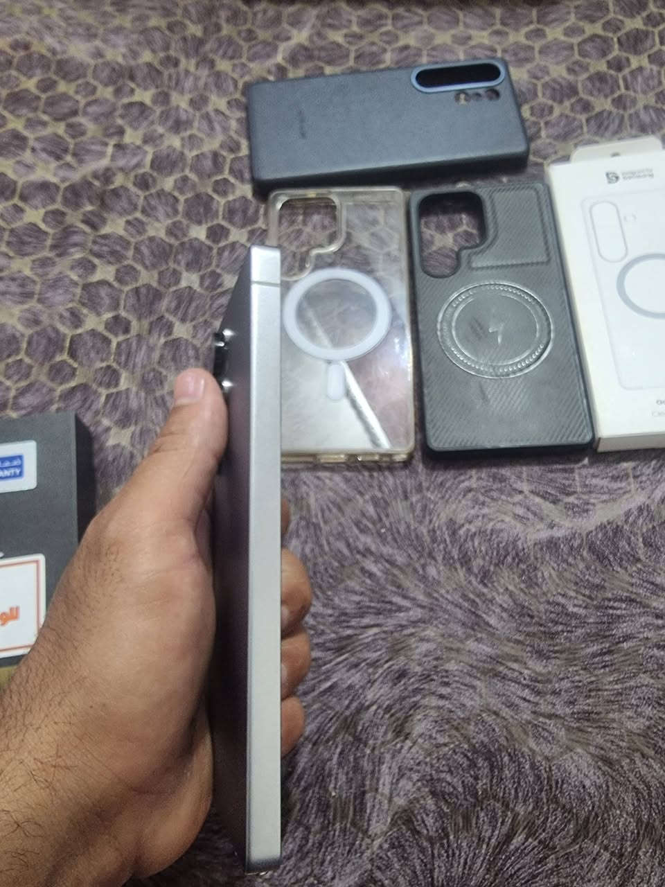 سامسونج S25 ultra  ذاكرة 1 تيرا
اللون سمائي
الجهاز اخو الجديد ولا شخط ومتفرقه عن الجديد
الجهاز شرق اوسط ضمان الوطني
وياه كفر سامسونج وكالة اصلي وكفر عادي
مكاني الفلوجه وما اراوس
السعر 1500 نهايته
اي استفسار تفضل خاص


**إذا كنت صاحب هذا الإعلان وتريد حذفه لأي سبب، رجاءا أرسل رسالة إلى الدعم الفني**
