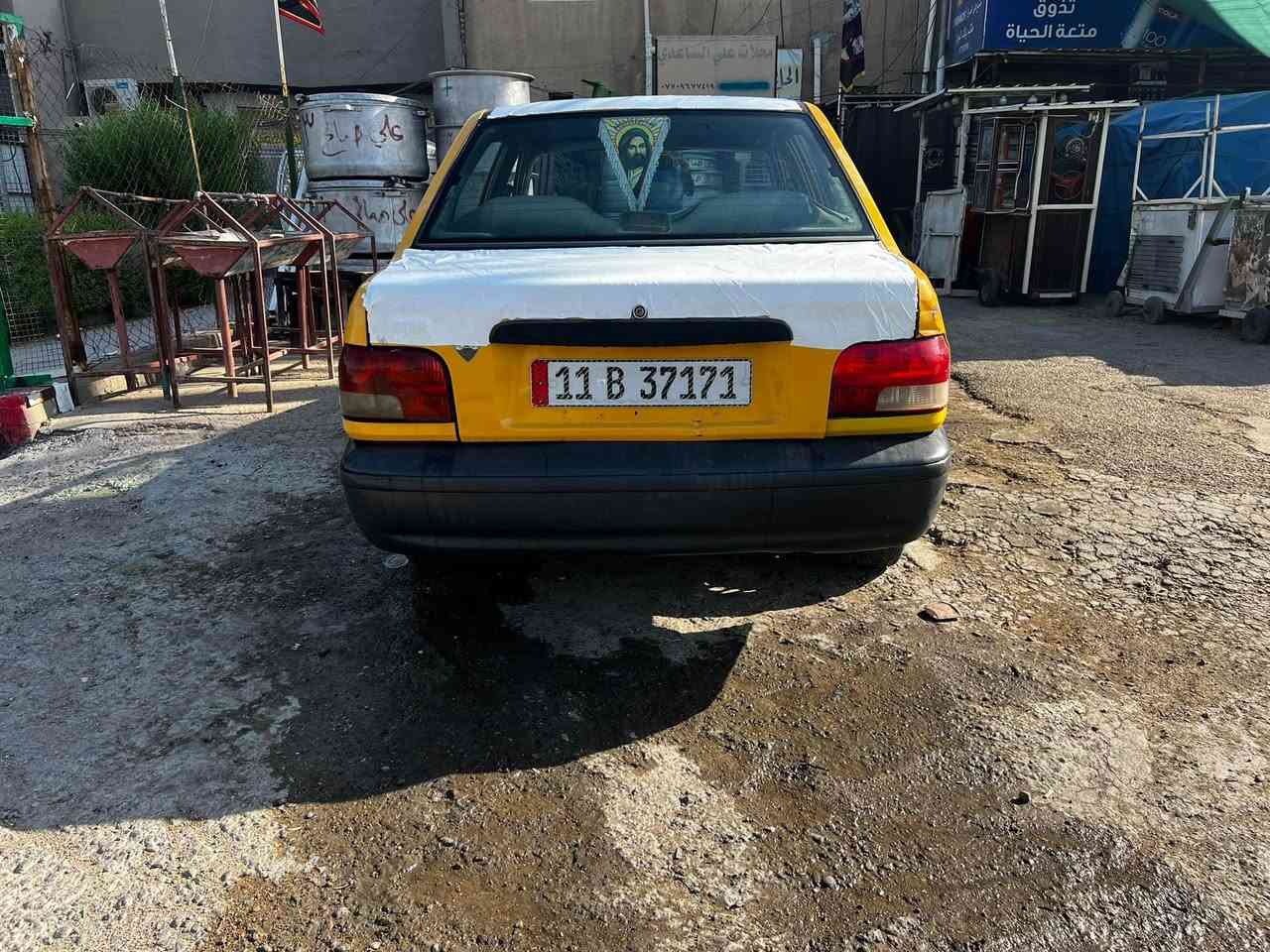 يا الله سايبا للبيع موديل 11نفخ سياره جاهزه كير محرك مجفت تجفيت كامل ودرجه اولى تبريد نقص كمبريسر فقط منضومه مفحوصه كامل كهربائيات كامله صدر جديد رقم نكليزي مصفره هيئه وغرامات بسمي هزه ما منتهيه للبيع 24وبيها مجال قلي مكان السياره بغداد  (***********)
