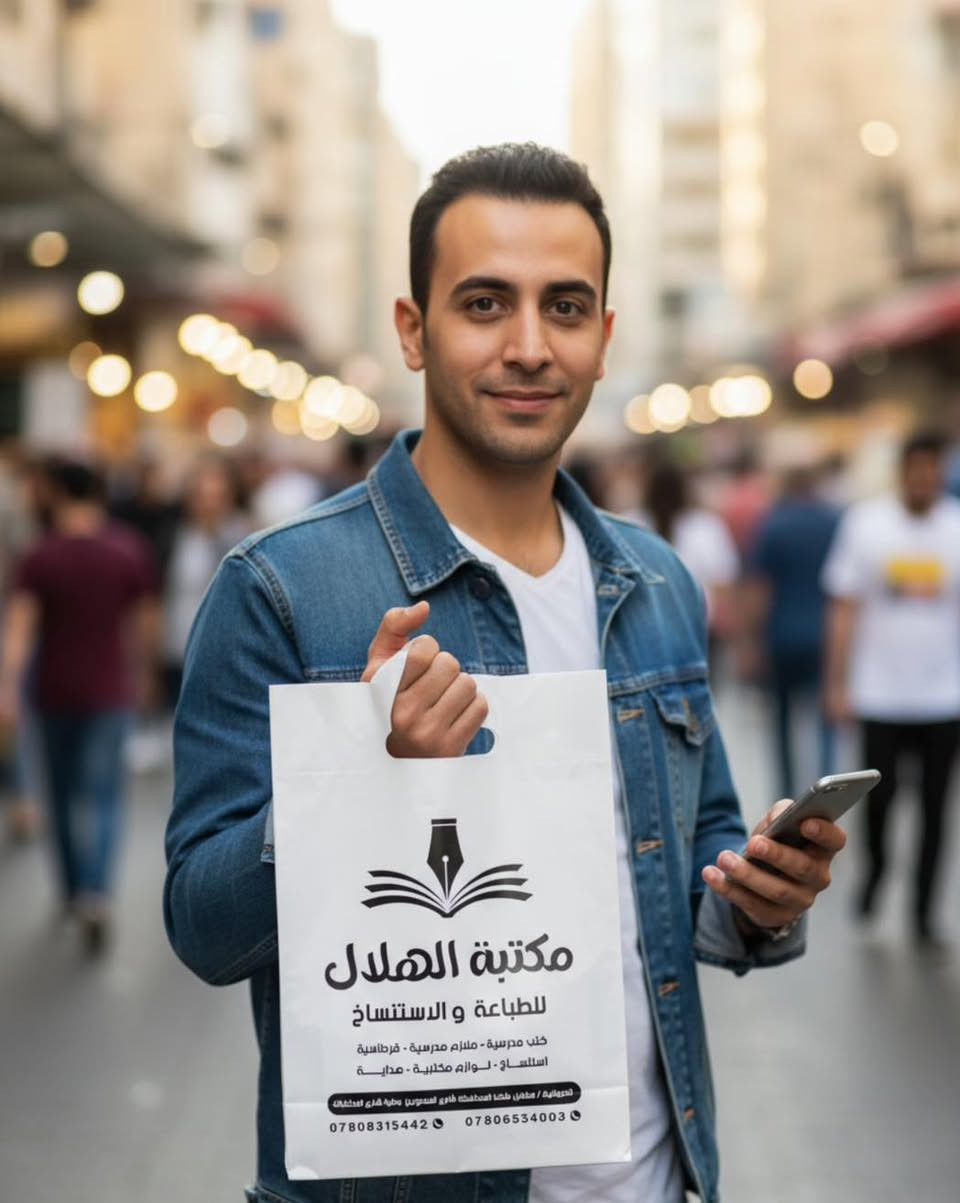 🔺🔺🔺🔺🔺🔺🔺🔺🔺🔺🔺🔺🔺🔺🔺🔺🔺🔺🔺🔺🔺🔺🔺🔺🔺🔺🔺🔺🔺🔺🔺🔺🔺🔺🔺🔺ارتقِ ببراندك مع "أي ناين" للطباعة والتغليف! 🚀
أكياسك هي أول ما يراه العميل، اجعلها تعبّر عن جودة منتجك.
• 🎨 Design FREE: تصميم احترافي مجاناً.
• 💎 Premium Quality: متانة وفخامة في التنفيذ.
• 🎨 Vibrant Colors: دقة ألوان فائقة.
🟢 تواصل معنا الآن: واتساب 🟢***********
