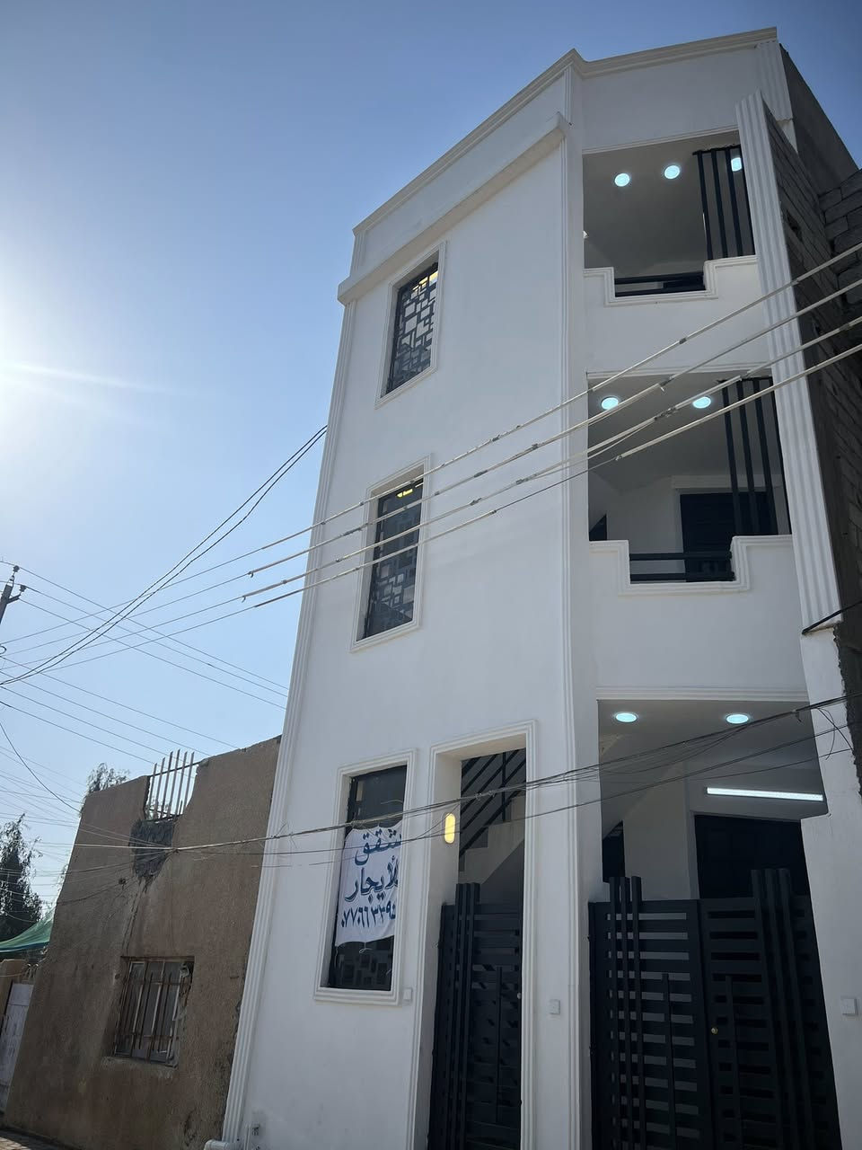 المدائن - التجارة

ثلاث مشتملات للايجار ( بناء حديث)

🔴التفاصيل …

⚫️ العنوان : المدائن - سلمان باك - حي التجارة 

⚫️ كل مشتمل يحتوي على غرفة نوم واستقبال ومطبخ وصحيات 

⚫️ كامل الخدمات ماء وكهرباء ومجاري وانترنت وتبليط وارصفة مقرنصة وشارع عريض 

⚫️ للإستفسار او معرفة السعر الاتصال أو المراسلة  على الارقام التالية : (كل مشتمل سعر ايجاره يختلف عن الاخر )

***********

***********

او المراسلة عبر 

((الواتساب - الماسنجر ))
