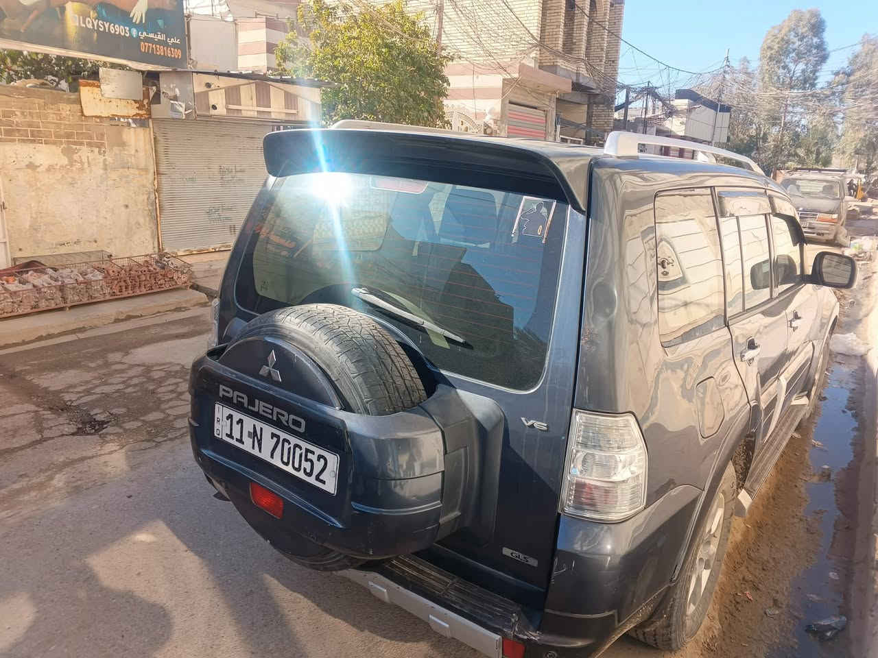 السلام عليكم باجيرو 2008 للبيع سيارة حلوة او نضيفة مال جناي بيهة قطعة صبغ وحدة بل جاملغ الخلفي بس السعر 124او بيهة مجال عنوان ديالى الخالص ***********
