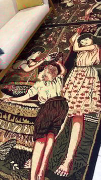 نقش كاشان • صناعة ايراني • ٢×٣م