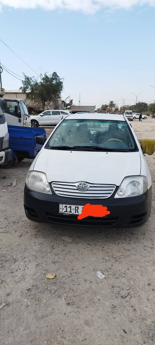 السلام عليكم كورولا موديل 2002 سياره رقم بغداد باسمي انجليزي سنويه ل 27 مكينه حدادي
جير اوتوماتيك تبريد شغال السياره مصبوغه عام جماليه قمار معمره عنوان الديوانيه رقم التلفون ***********
