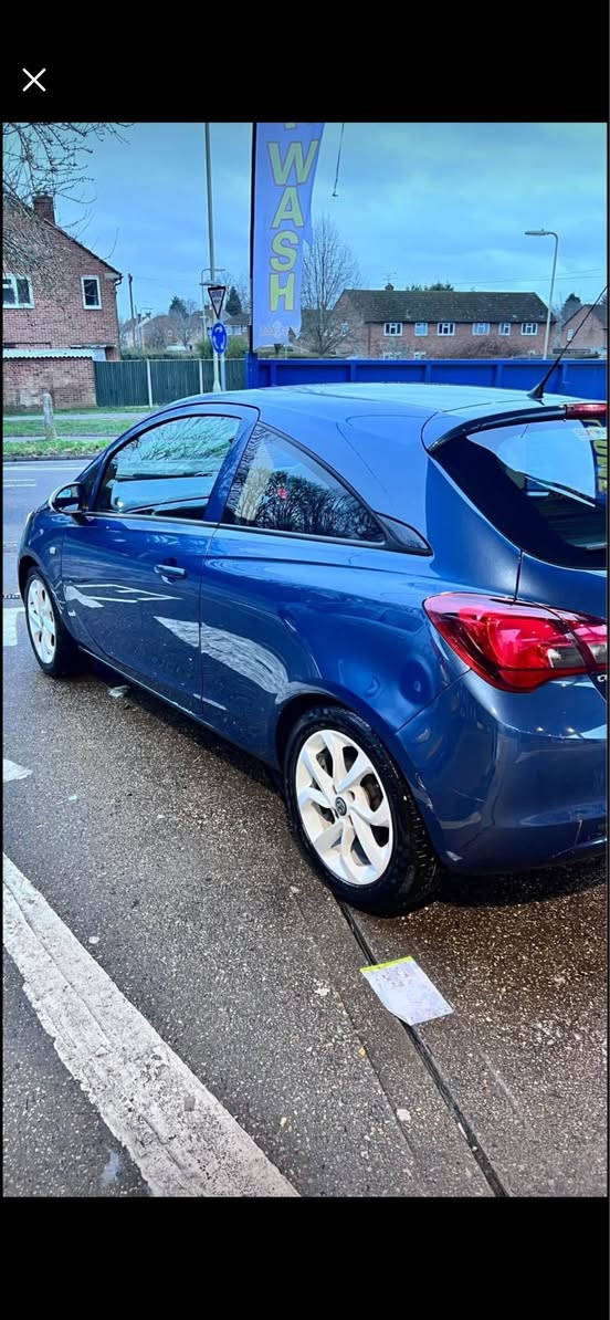 Hi everyone i got a Vauxhall corsa sting 2015
1.2L petrol manual transmission
Milage is just 89k
MOT November 2026
New service
Nice and tidy
Cheap to run
Cheap on fuel
Ulez free
Cheap Ensurance
And road tax
Nice shape
It has 4 brand new tires
2 keys
Electric windows and mirrors
Heated rear window
Spare tyre
Auto hold
LED front headlights cruise control
hydraulic power steering (smooth steering)
No dents
Everything is good without any problems
Full service history
Price: 2500
Location Exeter Exeter, Devon


**إذا كنت صاحب هذا الإعلان وتريد حذفه لأي سبب، رجاءا أرسل رسالة إلى الدعم الفني**