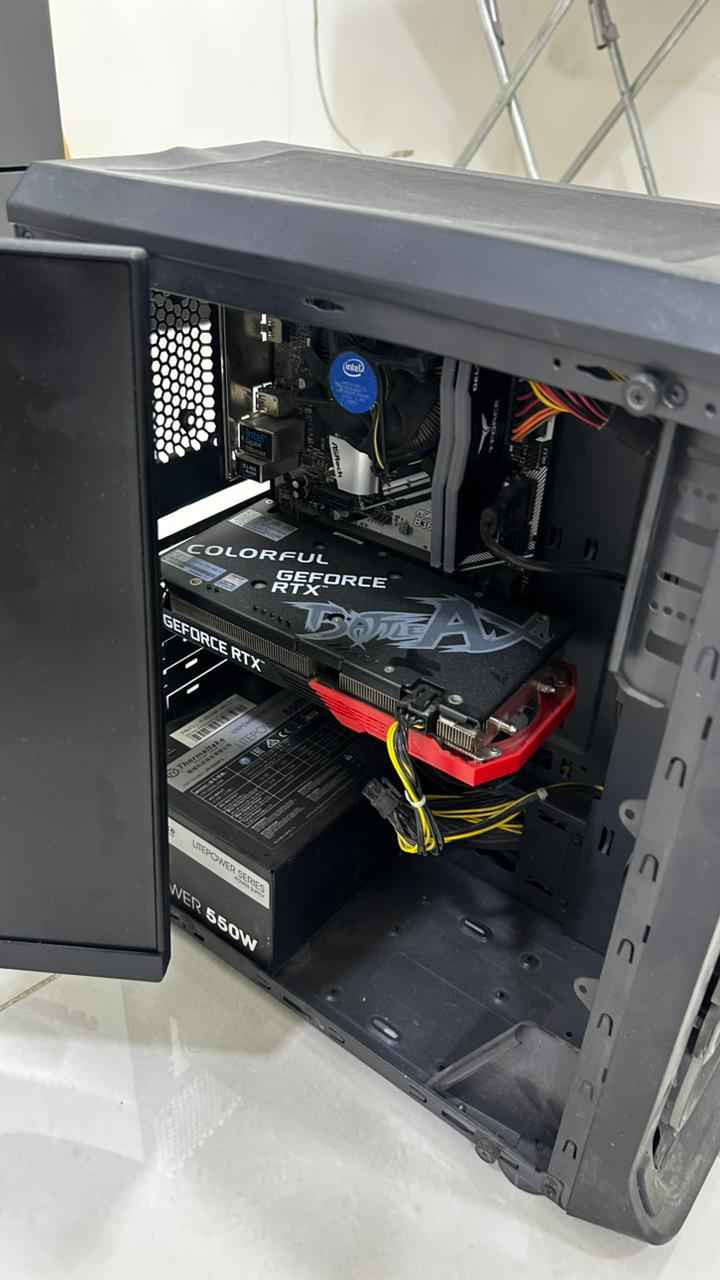 تجميعه للبيع استعمال قليل 
معالج i7 9700k
بورد asrok
رامات 16 t furce
كارت 3060ti coolerful حرارته جدا ممتازه 
M.2 samsung تيرا
كيس فقط الجامه مكسورة 
وشاشه msi 180hz 1ms بغداد, العراق


**إذا كنت صاحب هذا الإعلان وتريد حذفه لأي سبب، رجاءا أرسل رسالة إلى الدعم الفني**