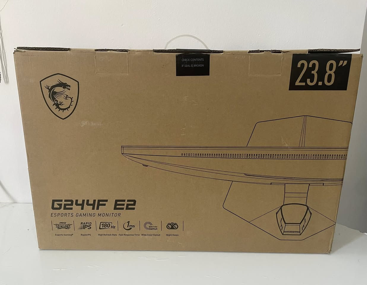 للبيع شاشة MSI G244F E2 Gaming 🔥🎮

🖥️ الحجم: 24 إنج
⚡ التردد: 180Hz
⏱️ الاستجابة: 1ms
🎨 نوع الشاشة: Rapid IPS
✨ ألوان قوية وصورة سلسة جداً
🎮 مناسبة للألعاب التنافسية و FPS
🔌 تدعم HDMI و DisplayPort
✅ تدعم FreeSync
✅ الشاشة نظيفة وتشتغل بدون أي مشاكل

السعر : 150 الف 
تواصل خاص

 
(من رخصة الادمن )


**إذا كنت صاحب هذا الإعلان وتريد حذفه لأي سبب، رجاءا أرسل رسالة إلى الدعم الفني**
