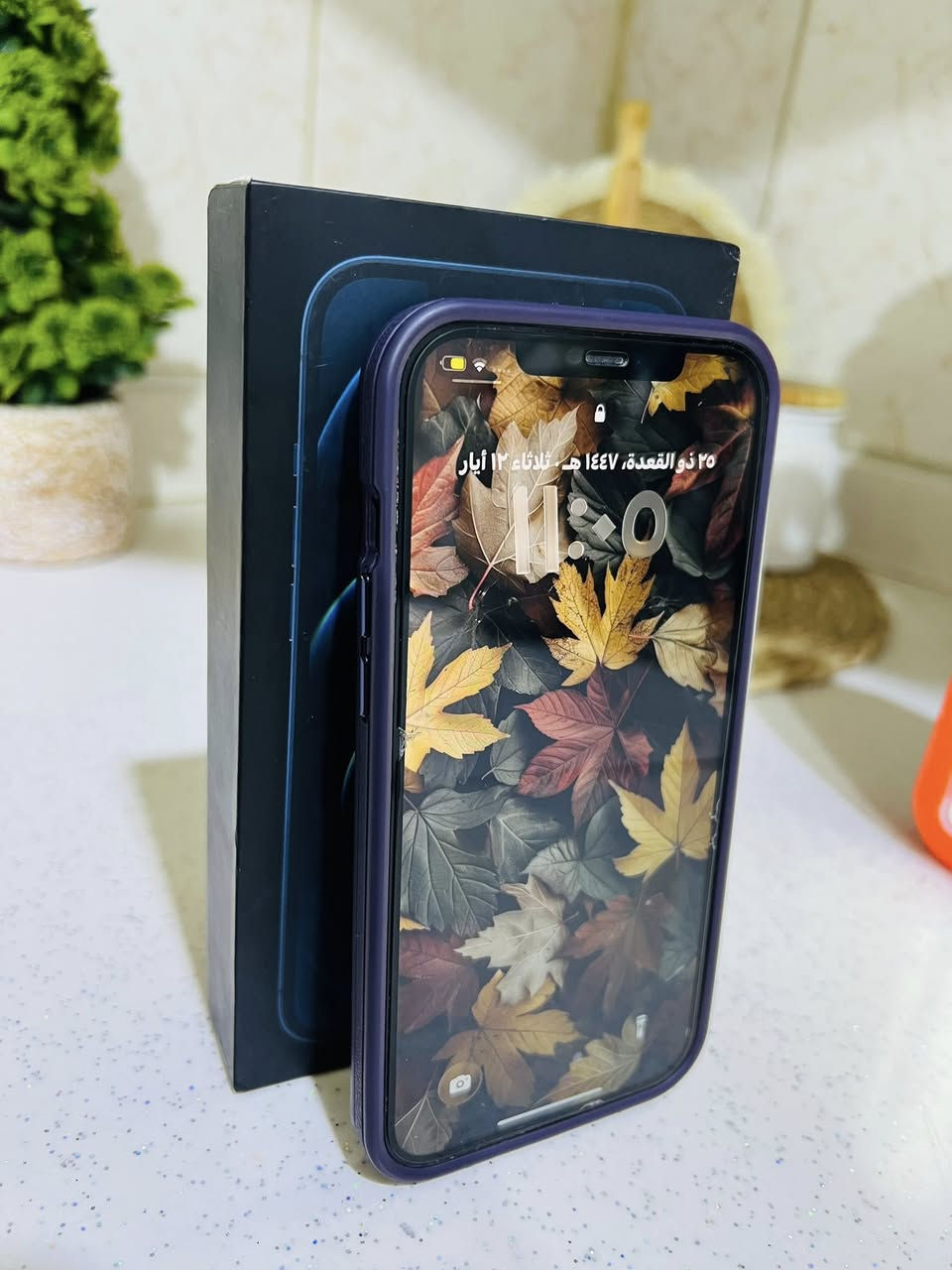 ايفون 12pro max شرق اوسط ذاكرة 256G ما مصلح ولا مبدل بي شي سعر 450 بي مجال مكاني الزبير ***********
