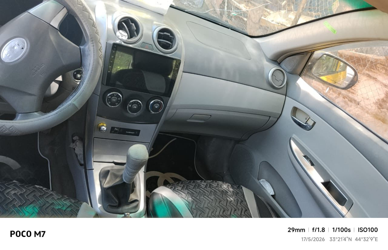 سلام عليكم 
سيارة بي واي دي G3 
موديل ٢٠١٣
محرك تبخير و بي خربطة 
كير مكفول صدر نص عمر امامي خلفي 
تبريد شغال تدفئة شغاله 
بيها تبديل بابتين صفحة اليمنه باب الصدر و باب العبري و تبديل جاملغ اليمنه 
عده هذا مكفوله رقم انكيلزي بغداد 
بسمي 
سعرها ٤٨ ورقة و بيها مجال بسيط 

 مكاني بغداد الكمالية 

هيئة مصفرة بس عليها غرامات تقريبا مليون و ٨٠٠ الف ذني علينه 
استفسار رقمي *********** 
رقم صاحب السيارة ***********
