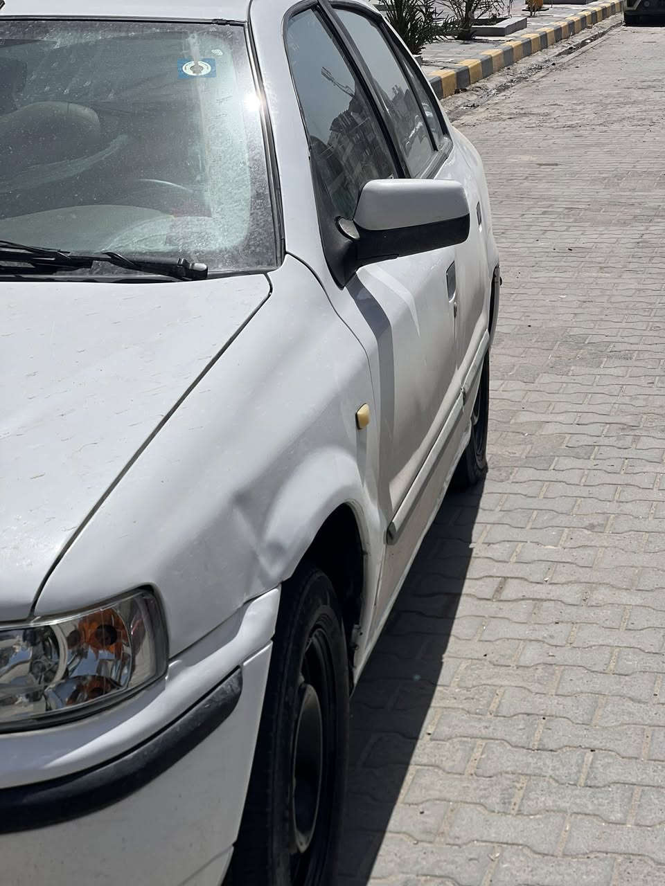 سلام عليكم سمند 2012للبيع سياره مكينه وكير كفاله بس بيه نص حزام صبغ جماليه  سياره رقم نكليزي سنويه لل28 سياره ابسمي مكان نجف سعره 35اوبيه مجال *********** بي واتساب
