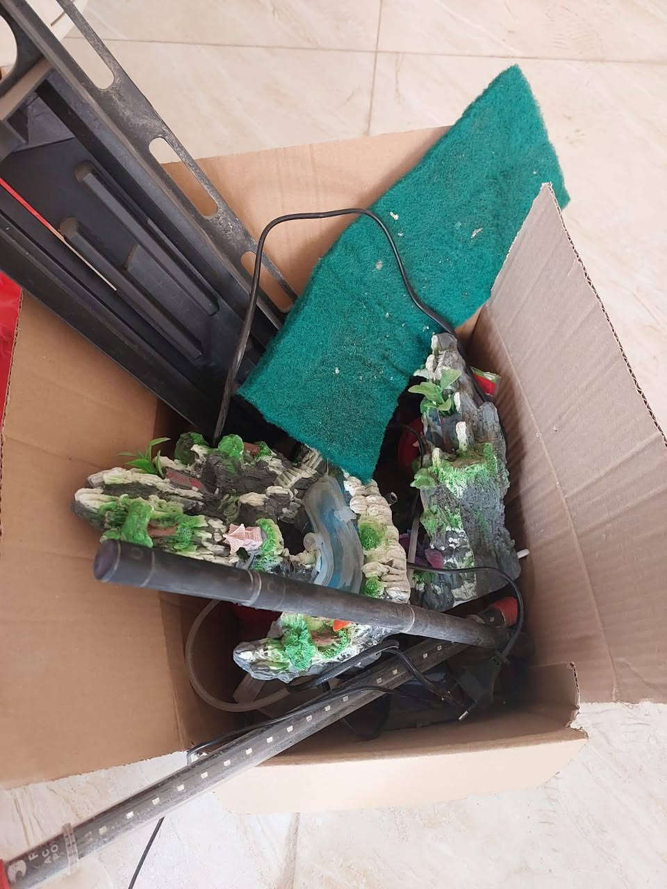 للبيع احواض سمك
حوض سمك مستطيل بسعر 25
حوض سمك المربع مع اغراضه بسعر 50


**إذا كنت صاحب هذا الإعلان وتريد حذفه لأي سبب، رجاءا أرسل رسالة إلى الدعم الفني**