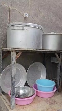 معدات مطعم • ميز مرمر • بابل حلة