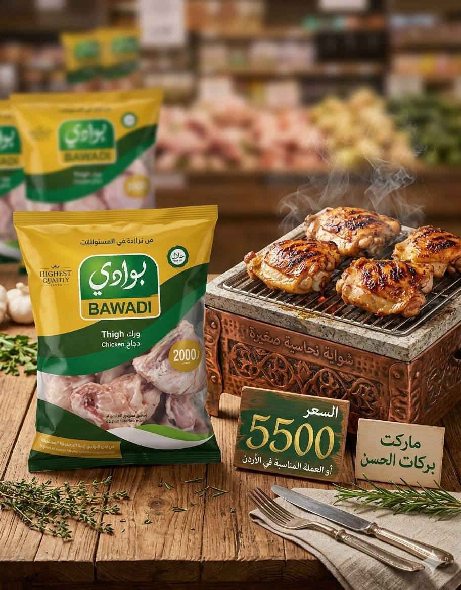 ماركت بركات الحسن
توفر 
دجاج ذبح 🔪🐔 عراقي فرش 🤩😋 
دجاج بوادي 
صدر دجاج  
أفخاذ دجاج 🍗
عصا الطبل 
ورك دجاج 
همبركر 🍔 
كباب دجاج 
كباب لحم 
كبه كلي 
مقرمشات🙏 
العنوان مجمع الدوح الشارع العام الحولي نزلة ابن يقطين 
التوصيل مجاني داخل المجمع 🚕🛵
للاستفسار الاتصال او المراسلة 
***********
***********
