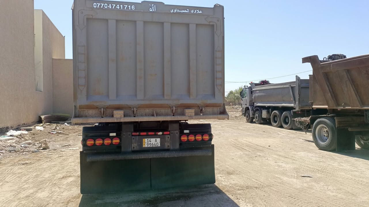 مقطورة للبيع شغل بغداد طول 740ارتفاع140شاصي16دناكير16 موديل2025 سعر190بيهة مجال مكان بابل الكفل ***********
