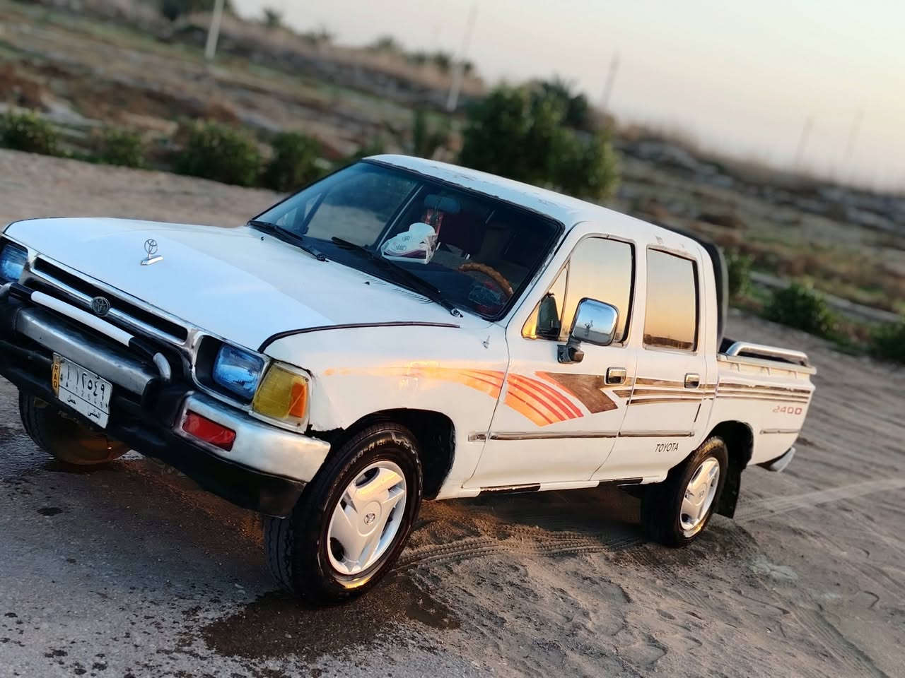 السلام عليكم تيوتا موديل 95.رقم مثنى تحويل مباشر   كير
محرك شاصي كفاله حداديه كهربيات كلها شرط بيها رشات

 صبغ     غماره  بلاد قطره صبغ مابيها  السعر 47 وبيها مجال

مكاني سماوه قضاء الخضر شراي يتصل ***********
