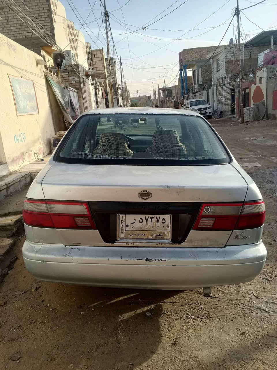 سلام عليكم نيسان صني ياباني يسره بلاد موديل ٢٠٠٠رقم بصره سنويه نهايه ٢٧شرط المداورمكفوله من الصبغ مكينه جديده كير اوتماتيك تخم تاير جديد راديتر وباتري وبخاخات وطوب وروس رواط ومشط ستيرن ودبلات كله جديد كهربائيات كلها شغاله جام اوتماتيك مكان السياره نجف للاستفسار الاتصال *********** السعر ٣٥ وبيها مجال
