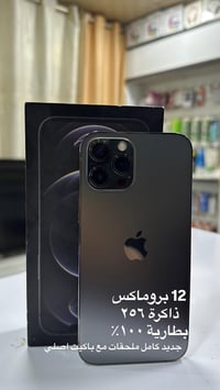 آيفون ١٢ برو ماكس • ٢٥٦ • بطارية أصلية