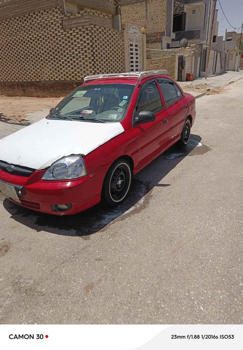 كيه ريو ٢٠٠٥
محرك ١٦٠٠ 

سياره بسمي  
 بغداد نكليزي
المحرك بي خيط بخار 

السعر ٣٣ بيه مجال مكان السياره نجف ***********

