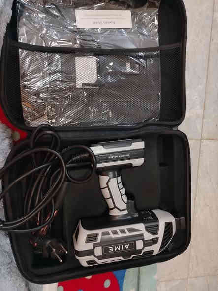 مكينة لحيم جديد بالكارتون
ماركة AIME
كامل ملحقات تشتغل ع 220 يعني الكهرباء مالتنه
مزاد وزاد الله من زاد
للتواصل وات ساب
***********
