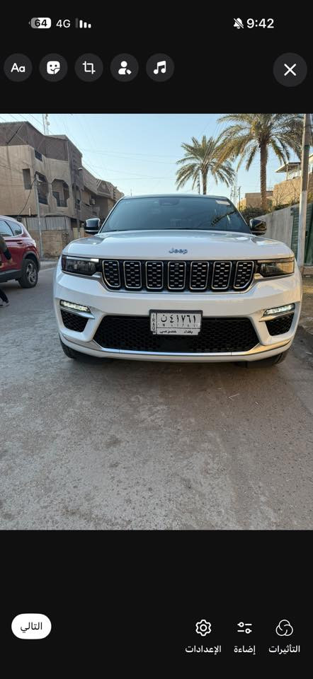جيب سومت2022 أعلى فئة بالجيب
فول فول مواصفات فورويل بارنوما 

_______ كلين كفاله عامه من كل شي لاحادث ولاشخط _____

وJeep Summit Reserve 4Xe Plug-in Hybrid

هايبرد + بلك أن ( أعلى فئة بالجيب )

الموديل: 2022

العداد: 25 mile فقط

المحرك: 2000 تيربو 380 حصان يعادل مكينة 5.7 هيمي

المواصفات:

5 بصمات

نظام تعليق هوائي ( جكات )

رادار ( امامي - جانبي - خلفي )

قيادة ذاتية

نظام الرؤية الليلية

مستشعر نوم السائق

أربع كامرات محيطية 360

خمسة بصمات دخول ذكي بدون مفتاح

بانوراما

كشنات دبل كهرباء + مساج + تدفئة + تبريد امامي خلفي

ميد اب ديسبلي

أنارة محيطية

نظام الصوت ماكنتوش ( 19 سماعة )

شاشة وسطية + شاشة امام الراكب

كيجات دجتل

فتح الصندوق الخلفي مع حركة القدم

المقاعد الأمامية تبريد وتدفئة

مقعد السائق مساج

المقاعد الخلفية تبريد وتدفئة

حساسات أمامية + خلفية

والقائمة تطول...

مكان السياره بغداد الدوره 

***********
