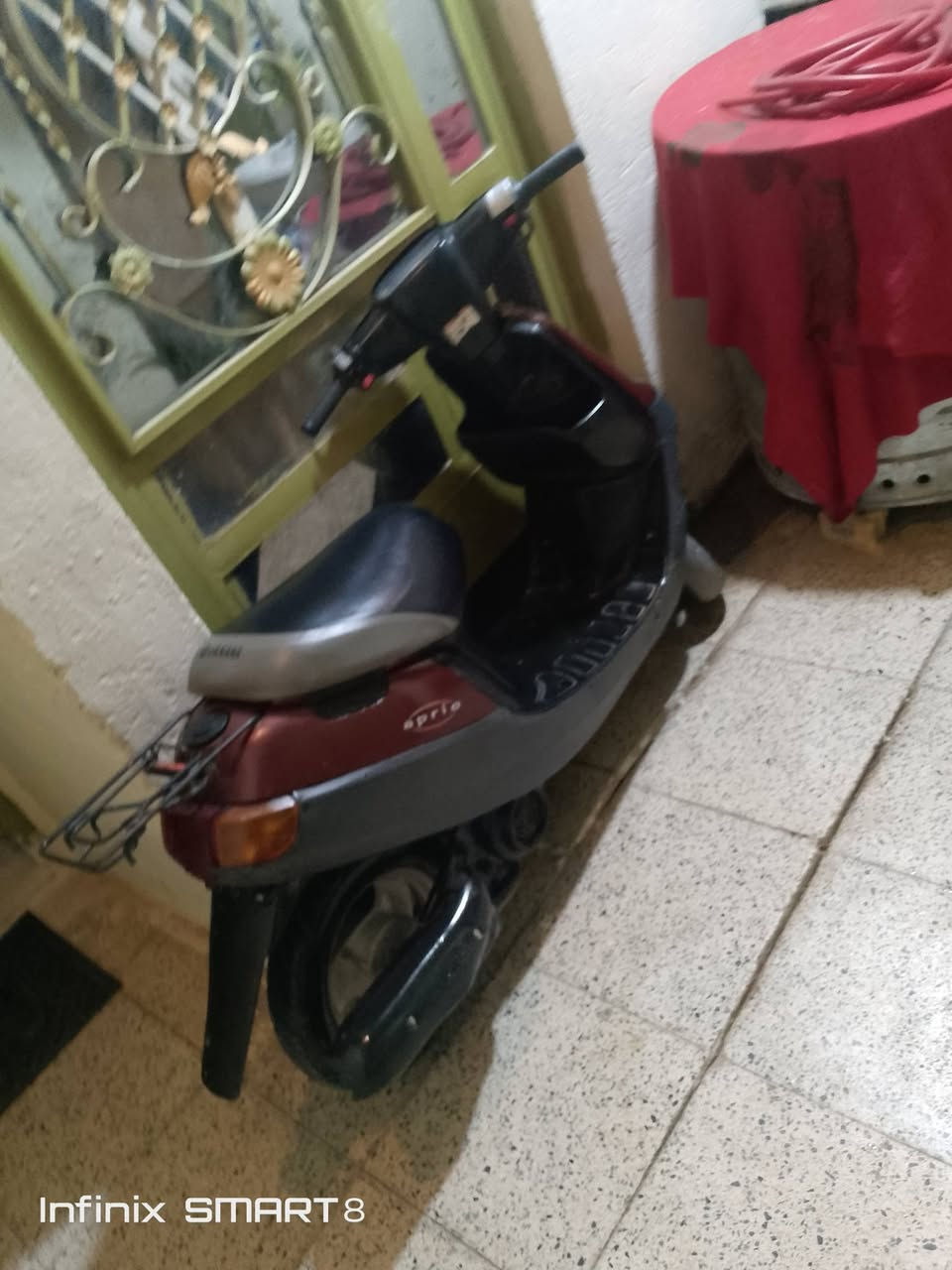 السلام عليكم بطه 60 فحل شلعة معدل كيج بانزين يشتغل كهربائية هورن لايت اشاير كاملة حساس استان سلف و هندر دراجة حلوة قفل جنطة قفل استيرن جديدة مكاني بغداد الشعب السعر 350 وبيها مجال بسيط كفالة عامة دراجة *********** واتساب متوفر
