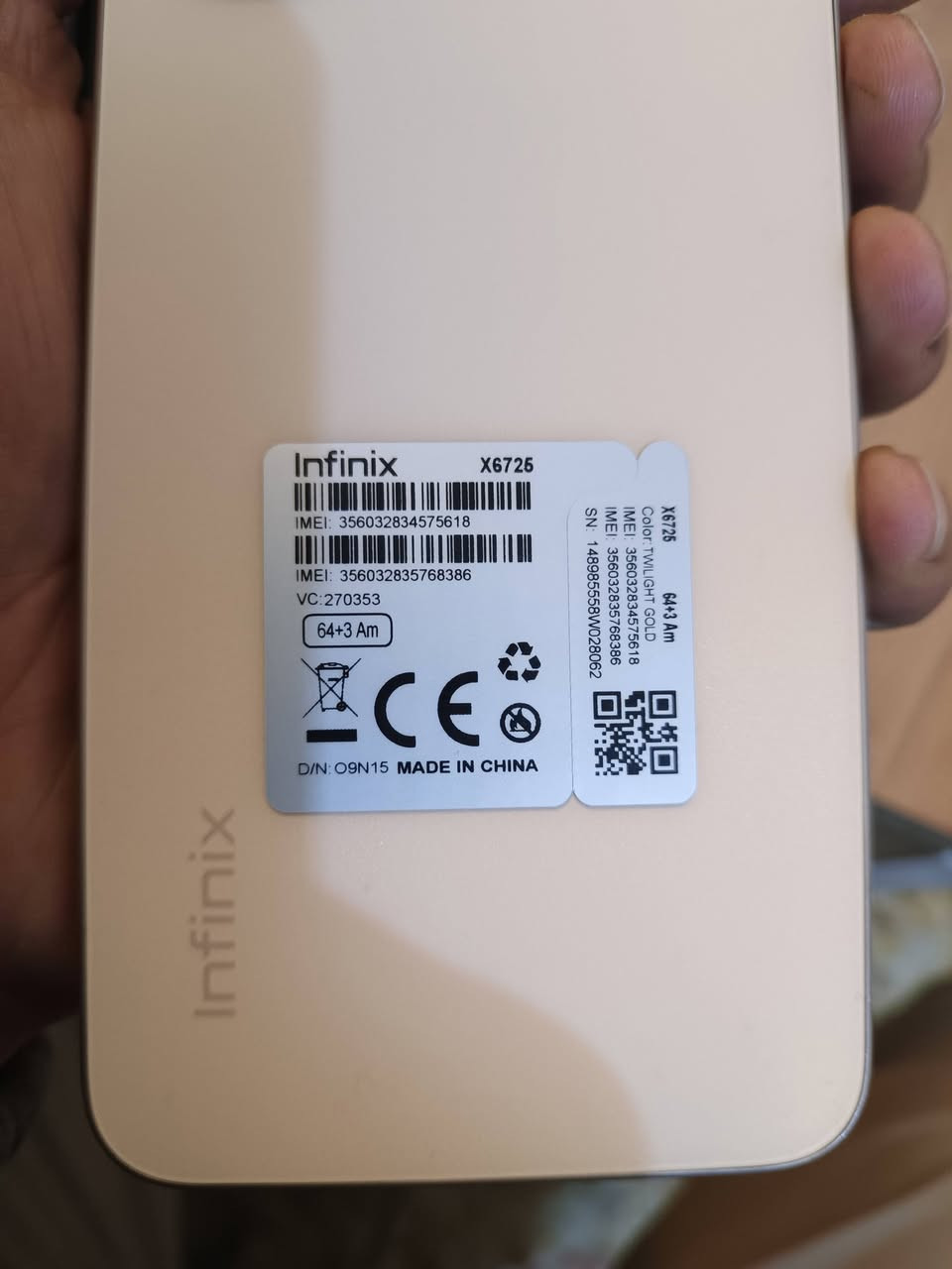 سلام عليكم انفنكس سمارت10للبيع جهاز جديد مستعمل قليل ذاكره 64 جهاز يخبل مال جناي سعر 75وبي مجال قليل المكان كربلاء حي العامل وهذ رقمي ***********
