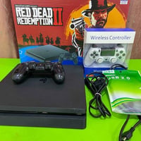 Ps4 سلم  الجهاز جديذ ممفتوح  يجي كامل الملحقات جويستك عدد ٢  Upsجديد  ...