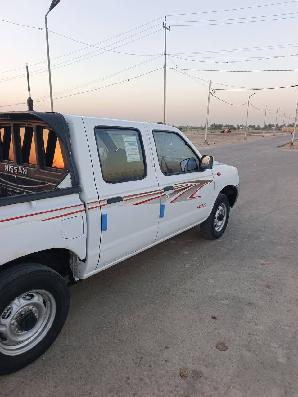سلام عليكم
نيسان 2012 بيه جاملغ الامامي تبديل 
والجاملغ الخلفي صبغ 
والباقي مكينه وكير وحداديه وتخم تاير كله شرط 
كهربايات تبريد كله شغاله 
رقم واسط الجديد بسمي سنويه مجدده ل 2030 
السعر 110 وبيه مجال بسيط 
مكان السياره الديوانيه قضاء الحمزه الشرقي 
***********
