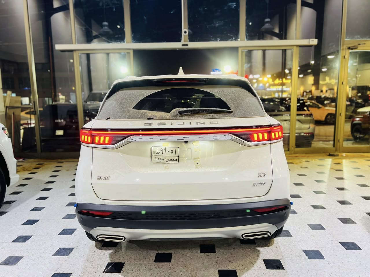 السيارة  : بيكين بايك X7
الموديل : 2025
الحادث : كفالة عامة 
الضمان : صيانة 
الرقم     : بلا رقم 
السعر    : 22.000$ 💸🔥
البـيـع   : نقد او تقسيط 
 ________________________________________
🛑 المواصفات  العامة :
♦️محرك 1500T تيربو 
♦️عداد المسافة زيرو 
♦️اللون ابيض 
♦️ شاشة امامية كبيرة 
♦️تبريد خلفي 
♦️سقف بانوراما 
♦️تحكم مقود 
♦️كشن خزن ميموري
♦️داخل جلد 
♦️ اربع كامرات 
♦️بصمة و تشغيل عن بعد
♦️سايد بريك بصمة
♦️المقاعد كهربائية 
♦️كشن تدفئة تبريد
♦️تدفئة مقود 
♦️رادار امامي خلفي 
♦️انظمة قيادة متعددة 
♦️ قيادة ذاتية 
♦️ايقاف ذاتي فرامل الطوارئ 
♦️ابل كاربلي  
♦️ تبريد خلفي 
♦️صندوق خلفي كهربائي 
♦️ثمانية ايرباك 
♦️مري شفط 
________________________________________
#معرض الفحام لتجارة السيارات

الاتصال على الارقام 
☎️المبيعات : ***********
☎️الادارة  : ***********

او زيارة المعرض على الموقع التالي :

📍النجف الاشرف / حي الجامعة / مقابل المدينة المائية سنتر جبل عامل .
