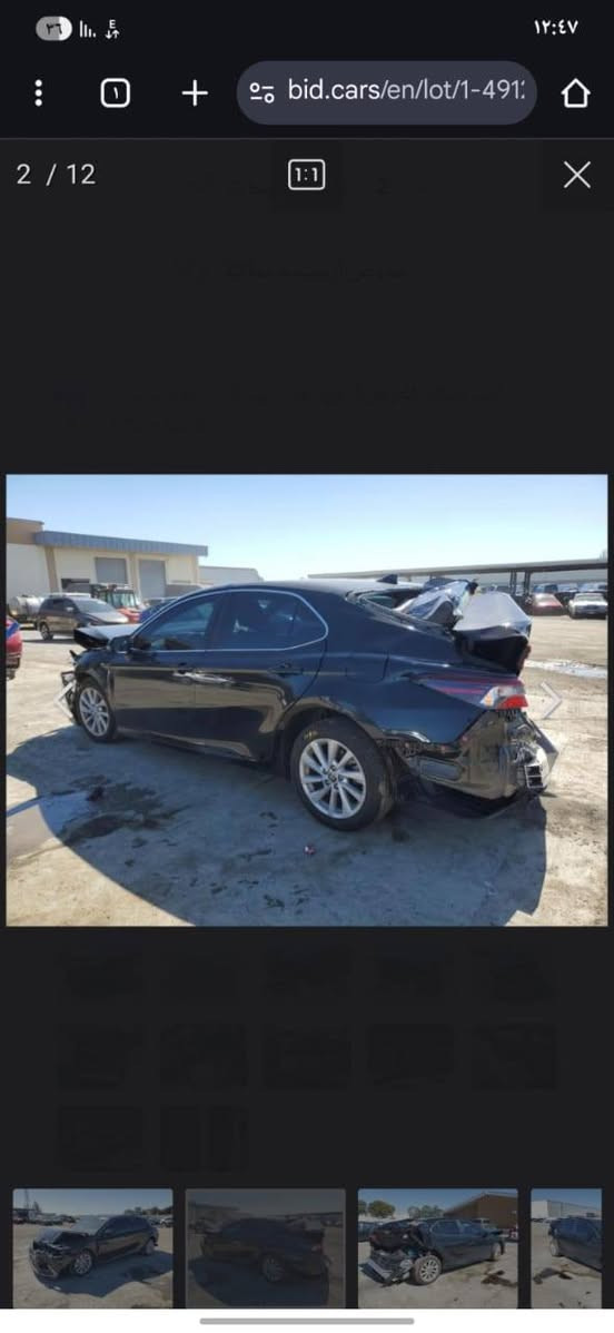 السلام عليكم كامري موديل 23Li وارد امريكي بيها 5قطع  بدون دواخل  مكينه 2.5
داخل جلد مشمشي
رقم فحص مؤقت 
رادار امامي  كير ومحرك كفاله من كلشيء
ماشيه 40km 
السعر 155وبيها مجال للإستفسار ***********مكلف بلنشر
