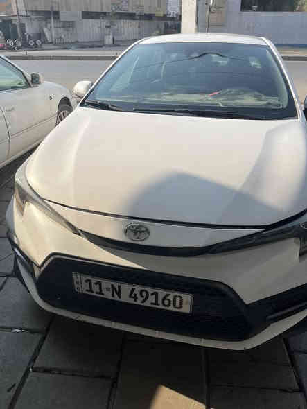 تويوتا كورلا للبيع 2020 se  
رقمها بغداد ماشيه 87700 كم 
معروفا مواصفاتها حادثها مرفق صور سونارها 
سعرها 135$ وبيها مجال 
رقم موبايل ***********
مكان سياره بغداد
