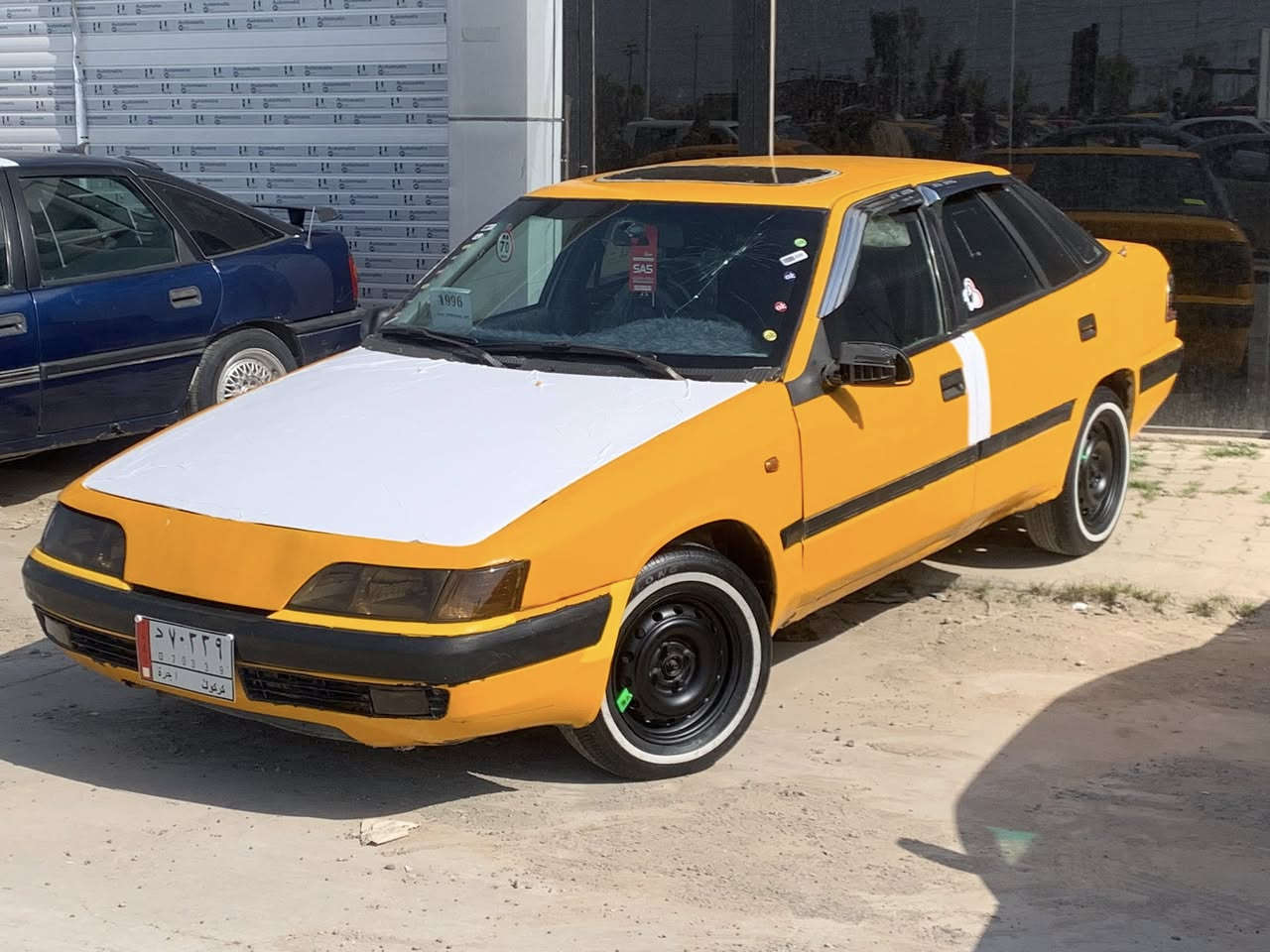 سلام و عليكم دايو اسبيرو موديل 1995سلايت 4جام كربهايات كل شغل مكينة و كير بشرط كهربايات كل شغل 
مكاني كركوك 
رقم تلفون *********** نفس رقم بي واتساب
