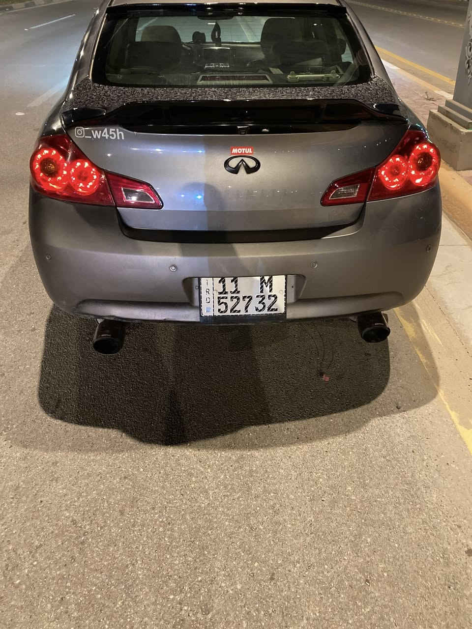 سلام عليكم 
انفنتي  g37x
‏بها نقص بسيط
موديل 2013 مصروف عليه هواي
موصفات خير من الله 
فتحه
كشنات جلد
شاشه 
تحكمات ستيرن
شفتات
تبريد قطعتين
السياره موصافت المعروفه مال انفتني
الاضافات 
راديتر مال  هيمي انسا حماوه
شوت knلونك  مسويهن
عليه داون بايب
واكزوز ستتم كامل ستنلس ستيل 
منطول لطول
دبات كورسا تحكم  3 مابات
كتم وسط مفتوح

سياره مبرمجه. الuprev كلش قوية

‏ برمجة أبث استخدام يومي وطقة

الدواخل نظيفه

نجي ضرر 
تعرفون انفنتي يجي كله غرق
راجعه ضفاير 
 وبيه هنا جاملغ وبنيد صبغ
سياره بأسمي
مكاني كربلاء  

(((105 بيها مجال بسيط)))
***********
