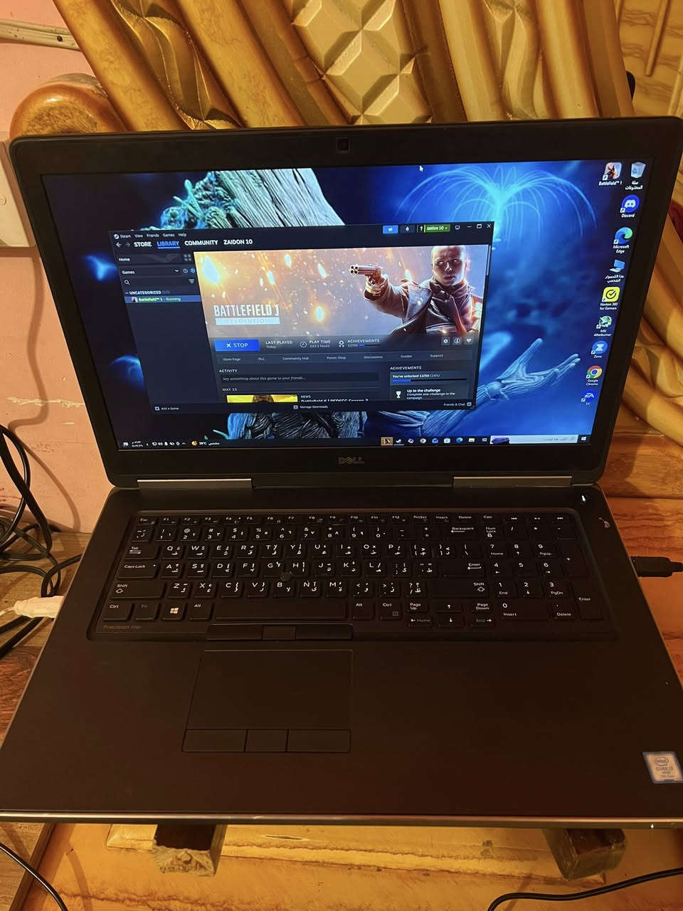 السلام عليكم
لابتوب البيع 

الكيبورد مايشتغل مخليله كيبورد وماوس خارجي فقط

 dell precision 7720 لابتوب

ddr4 16 رامات

ssd m.2 500 الهارد

core i 7 gen7 vpro المعالج

quadro p3000 6gb كارت الشاشه

كارتش كلش قوي مخصص للتصاميم والالعاب

اللابتوب قوي وحجم الشاشه 17 اكبر حجم العب بي باتل فيلد ون ورينبو وسي اس 60 فريم وممتازات

ويا كيبورد وماوس وبطاريه وغراضه كامله

وعندي شاشه البيع

سعر الابتوب ٣٥٠ بي مجال 

سعر الشاشه ٩٠

مدينه الصدر


**إذا كنت صاحب هذا الإعلان وتريد حذفه لأي سبب، رجاءا أرسل رسالة إلى الدعم الفني**
