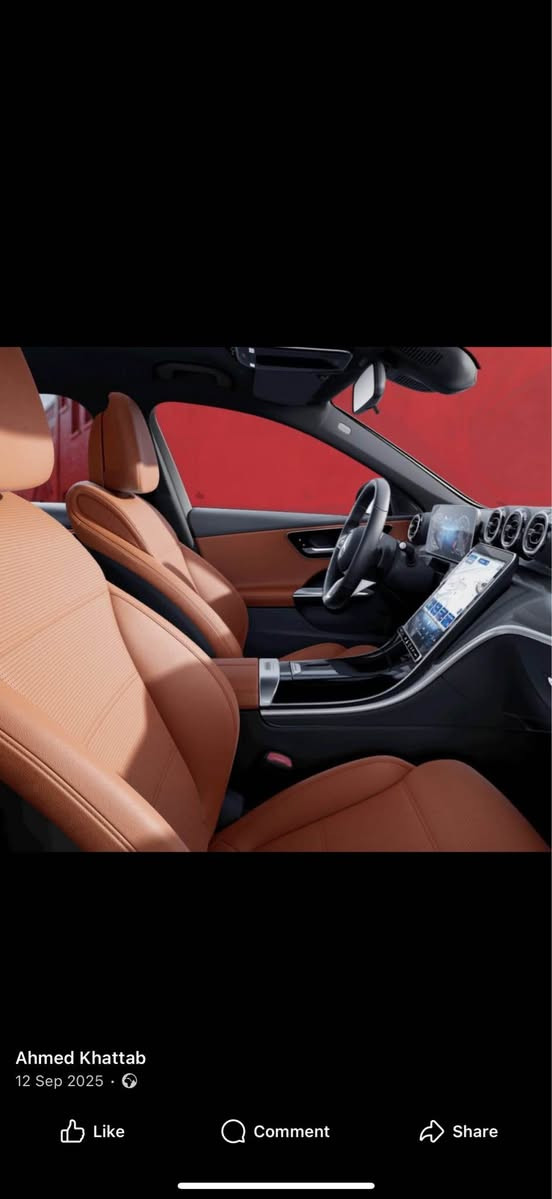 C180 - 2026
Wakel 
Panaroma 
Heated seats 
Memory seats 
Electric seats 
Zerooooo
5 years warranty الشيخ زايد, الجيزة


**إذا كنت صاحب هذا الإعلان وتريد حذفه لأي سبب، رجاءا أرسل رسالة إلى الدعم الفني**