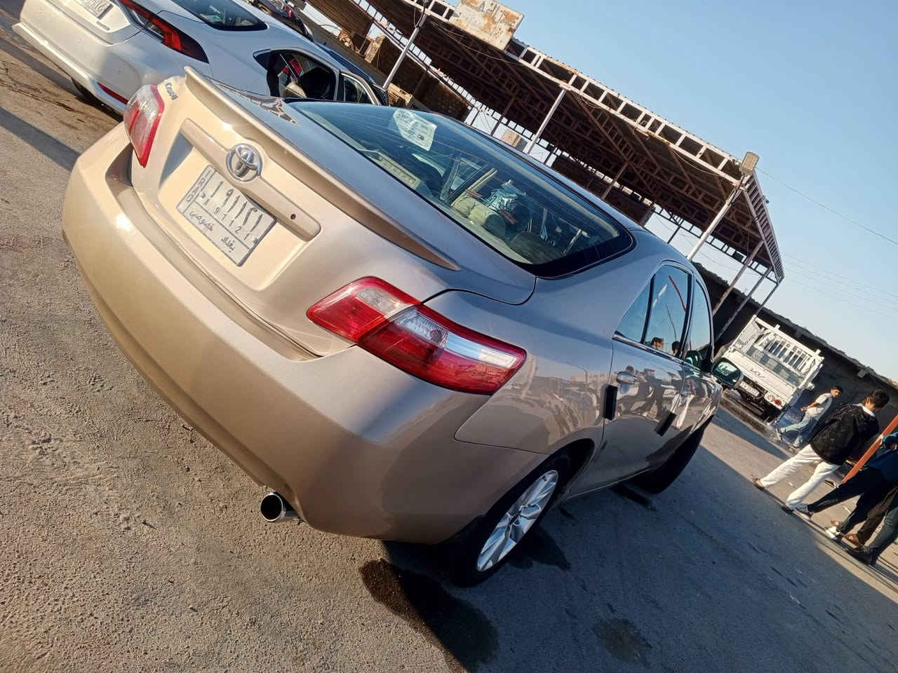 كامري موديل 2007 وارد امريكي رقم بغداد مصبوغه احزام 
محرك جديد تخم تاير خمسه ويل كب التبريد نقص غاز للبيع للاستفسار الاتصال على الرقم *********** مكان السياره حصيبه الشرقيه السعر 70$بيها مجال قليل
