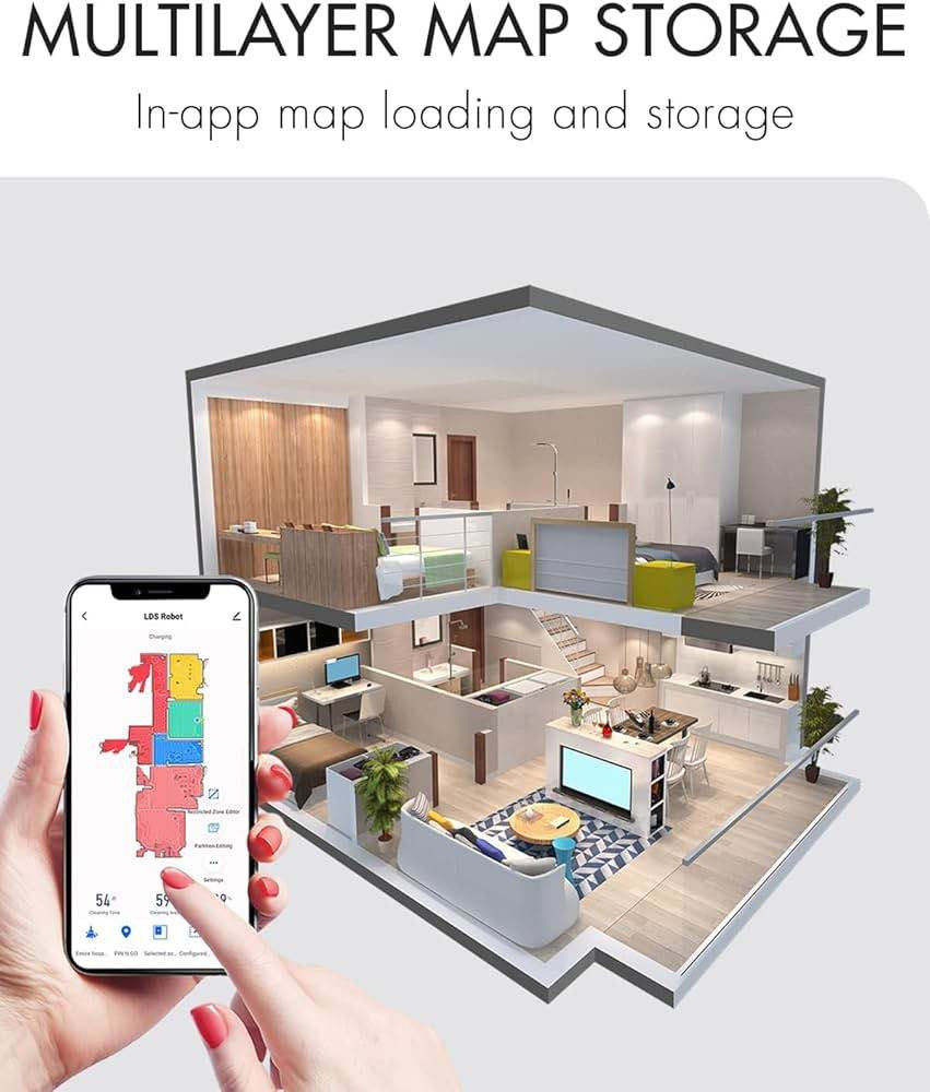 👇اقرأ الوصف بتمعن للاخير كلشي مذكور بالتفصيل 👇

    ❣️❣️❣️❣️❣️❣️السعر 225 الف❣️❣️❣️❣️❣️❣️

  🔥🔥🔥🔥🔥السعر غير قابل للتفاوض🔥🔥🔥🔥🔥

 🔥🔥المنتج امزون جديد غير مستخدم الماني اوربي🔥🔥

💥👈تعاملنا شرط الفحص قبل لاتنطي فلس للمندوب👉💥

👈طريقة الحجز 🙋‍♂️ الاسم  🏠  العنوان كامل 📱 رقم الهاتف

    ❣️❣️❣️ للحجز و الاستفسار على الخاص فقط ❣️❣️❣️

    🙏فضلاً ليس امراً متابعة الصفحة ليصلكم كل جديدنا🙏

🥰😍🥰متابعة الصفحة شرف لنا وتحياتي للجميع🥰😍🥰

علماً ان الصفحة تحتوي على اكثر من 550 منتج معروض بمختلف المجالات . الكتروني . كهربائي . يدوي . عدد . شحن . طاقة شمسية . سمارت . نشرات . لدات . انارة . لابتوب . حاسبة . هاتف . شاشة . ايربود . سماعة . سبيكر . مضخم . طابعة …. الخ 
تابع متخسر شي تنورنا بالمتابعة

العلامة التجارية لايتروكس 
لايتروكس مكنسة كهربائية روبوتية ليدار XR500، ملاحة ليزر ورسم الخرائط، مسح مسح رطب، تحكم عبر تطبيق واي فاي، تخزين خرائط متعددة الارضيات، تنظيف مخصص، للسجاد والارضيات الصلبة 

تفاصيل المنتج

* العلامة التجارية لايتروكس�
* اسم الطراز اكس ار 500�
* توصيات عن السطح أرضية صلبة, سجادة�
* ميزة خاصة فلتر هيبا�
* اللون أسود�
* أبعاد المنتج 3,5الطول x 3,5العرض x 2الارتفاع متر�
* ليدار نافيجشن، تتعرف المكنسة الكهربائية الروبوتية أولاً على منزلك وتنشئ خريطة لكل طبقة من منزلك، ويمكنها تخزين 5 طبقات من الخرائط، وتكتشف المكنسة الكهربائية حالة الأرضية في الوقت الحقيقي، وتخطط لأفضل مسار تنظيف فعال، مما يوفر الوقت والطاقة، دون فقدان التنظيف.

* التحكم في تطبيق واي فاي + تنظيف مخصص، يمكن للتطبيق إظهار مسار العمل في الوقت الفعلي لروبوت المكنسة الكهربائية، والتحكم في عمل الروبوت، ويمكنه رسم منطقة عدم الدخول يدويًا واختيار منطقة التنظيف، وتحديد وقت التنظيف المختلف، وضبط نموذج التنظيف وقوة الشفط وما إلى ذلك. يرجى اختيار شبكة واي فاي 2.4 جيجاهرتز.

* خزان مياه للتحكم الكهربائي، يضمن تسرب المياه بشكل متساوٍ. يتوقف تسرب المياه تلقائيًا إذا توقفت المكنسة الكهربائية عن العمل. التصميم القابل للتبديل يجعل تنظيف الروبوت الذكي أكثر شمولاً.

* ذاكرة ذكية وشحن تلقائي، لا تقلق بشأن فقدان طاقة الروبوت أو تفويت التنظيف. عندما تكون الطاقة أقل من 20%، ستعود مكنسة الروبوت إلى قاعدة الشحن لإعادة الشحن، بعد أن تصل الطاقة إلى 80%، ستعود إلى نقطة الانقطاع وتستمر في عملها.

* قوة شفط قوية، محرك بدون فرشاة، شفط قوي 5000 باسكال لتنظيف عميق وهادئ، فرشاة دوارة عائمة على شكل حرف V مقاومة للالتواء لسهولة جمع الغبار. يمنع فلتر هيبا للمكنسة الكهربائية الروبوتية تلوث الهواء الثانوي.

مكنسة روبوتية ليزرية من لايتروكس
جودة عسكرية ألمانية، مساعدك الأمثل لتنظيف منزلك

نظام ملاحة LDS
مسح سريع بزاوية 360 درجة لجميع أنواع البيئات المنزلية، بمدى يتراوح بين 5 و8 أمتار، يرسم خرائط بكفاءة ودقة. تدعم المكنسة الروبوتية خوارزمية SLAM، مما يضمن تنظيف المنزل بالكامل دون أي زوايا مهملة.

إدارة 5 خرائط
تتعرف المكنسة الروبوتية على منزلك أولاً، ثم ترسم خريطة لكل طابق، وتحفظها في ذاكرتها. وبذلك، تنظف المنزل بأكمله بسهولة وسرعة أكبر في المرات القادمة، حيث يمكنها تخزين 5 خرائط. يُرجى عدم مقاطعتها أثناء التنظيف الأول حتى تتمكن من إكمال الخريطة.

التحكم الذكي عبر تطبيق واي فاي
يعرض التطبيق مسار عمل الروبوت في الوقت الفعلي، مما يتيح لك التحكم بسهولة في عمله، ورسم مناطق ممنوعة الدخول، وتحديد مناطق التنظيف، وجدولة أوقات التنظيف المختلفة، وضبط نمط التنظيف وقوة الشفط، وغيرها. يُرجى اختيار شبكة واي فاي بتردد 2.4 جيجاهرتز.

قوة شفط فائقة
محرك ياباني بدون فرش، بقوة شفط 4000 باسكال لتنظيف عميق وهادئ، وفرشاة دوارة عائمة على شكل حرف V مقاومة للتشابك لجمع الغبار بسهولة. فلتر HEPA في المكنسة الكهربائية يمنع تلوث الهواء الثانوي.

وقت تشغيل طويل
بطارية ذات سعة كبيرة، شحنة واحدة تكفي للعمل لمدة 130 دقيقة، لتنظيف منزل بمساحة 200-240 متر مربع. متوافق مع مساعد جوجل وأليكسا، تحكم صوتي بالروبوت باللغة الإنجليزية.

التنظيف بالمكنسة الكهربائية والمسح
يرجى إدخال خزان الماء الكهربائي في روبوت التنظيف للمسح. يضمن ذلك توزيعًا متساويًا للماء. يتوقف تدفق الماء تلقائيًا في حال توقف الروبوت عن العمل. التصميم القابل للتبديل يجعل تنظيف الروبوت الذكي أكثر شمولًا.

إعادة شحن تلقائية وذاكرة ذكية
لا داعي للقلق بشأن نفاد طاقة الروبوت أو تفويت أي عملية تنظيف. عندما تقل الطاقة عن 20%، يعود روبوت التنظيف إلى قاعدة الشحن لإعادة الشحن، وعندما تصل الطاقة إلى 80%، يعود إلى نقطة التوقف ويستأنف عمله.

مسح على شكل حرف Y
يحاكي روبوت التنظيف نموذج التنظيف البشري، حيث يقوم بالمسح والكنس ذهابًا وإيابًا، مما يوفر أرضية أكثر نظافة.

الميزات

الملاحة بالليزر واستشعار البيئة
ذكي في استشعار أنواع الأرضيات المختلفة، مما يجعل رسم خرائط المنازل ذات المساحات الكبيرة أكثر دقة، ويجعل تخزين الخرائط أكثر استقرارًا.

مثالي للمنازل التي بها حيوانات أليفة.
مساعد جيد لتنظيف شعر حيواناتك الأليفة المتناثر في الغرف.
مناسب لأنواع الأرضيات المختلفة
الخشب الصلب، والبلاط، والسجاد متوسط ​​الوبر، للمنزل، وغرفة الفندق، والمكتب.

لا حاجة للمراقبة
يستخدم روبوت التنظيف مستشعرات عالية الجودة لتجنب السقوط من السلالم، ومضاد للسقوط، ومضاد للاصطدام، ومضاد للتشابك، ويتسلق عتبة بارتفاع 20 مم. تصميم البكرة المركزية المقاوم للتشابك يمنع تشابكها بالأسلاك.

مدة تشغيل طويلة
بطارية ذات سعة كبيرة، شحنة واحدة تكفي للعمل لمدة 130 دقيقة، لتنظيف منزل بمساحة 200-240 متر مربع.

ذاكرة ذكية وشحن ذاتي
معدل تنظيف منخفض للغاية وتغطية عالية.

لا داعي للقلق بشأن نفاد طاقة الروبوت أو عدم تنظيف بعض الأجزاء.
عندما تقل الطاقة عن 20%، سيعود الروبوت إلى قاعدة الشحن لإعادة الشحن.

التحكم الصوتي
يعمل مع مساعد جوجل وأليكسا، تحكم صوتي بالروبوت باللغة الإنجليزية.

محتويات العلبة

الجهاز الرئيسي × 1
قاعدة الشحن × 1
جهاز تحكم عن بعد × 1 (البطاريات غير مشمولة)
محول طاقة × 1
حاوية غبار × 1
خزان مياه كهربائي × 1
فرشاة تنظيف × 1
فرشاة جانبية إضافية × 2
فلتر HEPA إضافي × 1
ممسحة إضافية × 1
دليل المستخدم × 1

Liectroux Laser Robot Vacuum Cleaner XR500 
Material ABS
Power 28W
Voltage 14.4V
Dimension D33*H9.6CM
Battery 3000mAh Li-ion
Dustbin Capacity 0.6L
Water Tank capacity 0.35L
Suction Power 4000Pa
Net Weight 2.7kg
Manufacturer Liectroux
Model XR500

    ❣️❣️❣️❣️❣️❣️السعر 225 الف❣️❣️❣️❣️❣️❣️

  🔥🔥🔥🔥🔥السعر غير قابل للتفاوض🔥🔥🔥🔥🔥

 🔥🔥المنتج امزون جديد غير مستخدم الماني اوربي🔥🔥

💥👈تعاملنا شرط الفحص قبل لاتنطي فلس للمندوب👉💥

👈طريقة الحجز 🙋‍♂️ الاسم  🏠  العنوان كامل 📱 رقم الهاتف

    ❣️❣️❣️ للحجز و الاستفسار على الخاص فقط ❣️❣️❣️

    🙏فضلاً ليس امراً متابعة الصفحة ليصلكم كل جديدنا🙏

🥰😍🥰متابعة الصفحة شرف لنا وتحياتي للجميع🥰😍🥰

علماً ان الصفحة تحتوي على اكثر من 550 منتج معروض بمختلف المجالات . الكتروني . كهربائي . يدوي . عدد . شحن . طاقة شمسية . سمارت . نشرات . لدات . انارة . لابتوب . حاسبة . هاتف . شاشة . ايربود . سماعة . سبيكر . مضخم . طابعة …. الخ 
تابع متخسر شي تنورنا بالمتابعة بغداد, العراق


**إذا كنت صاحب هذا الإعلان وتريد حذفه لأي سبب، رجاءا أرسل رسالة إلى الدعم الفني**