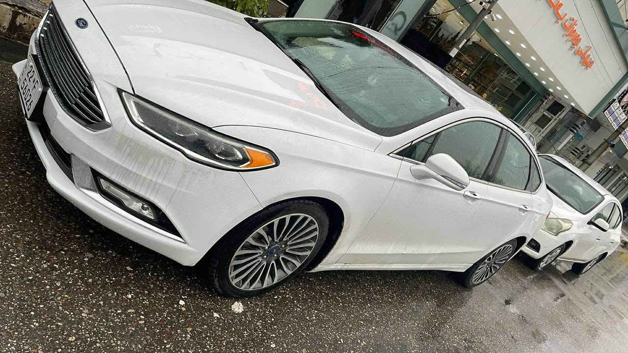 فورد فيوژن ٢٠١٨ ٥ پارچةي بؤياغة چةمپةكي پشتي هةية پيش كةپسة ايرباگ بةشةر تةنها شاني سةكني تةقيوة گئر مةكينة هةمووشتي بةشةرت مواسةفات تيتانيوم فول فول  *********** أربيل, العراق
