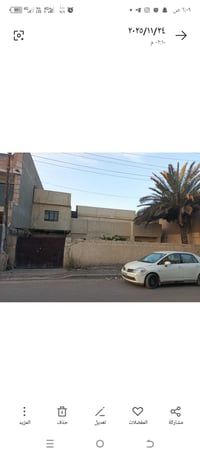 بيت للأيجار مساحة 400م يحتوي الطابق الاول على غرفتين نوم واستقبال ومطب...